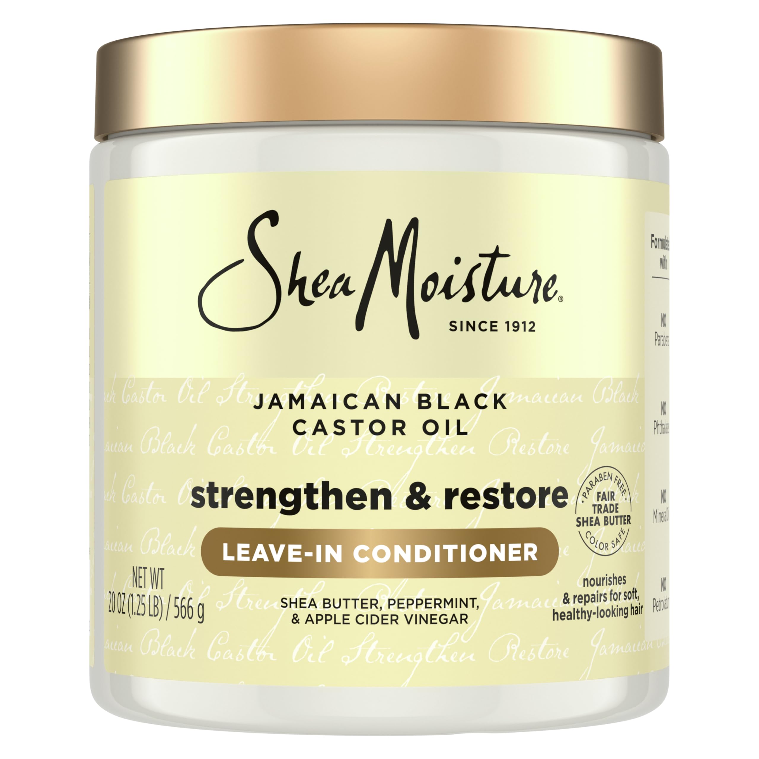 Sheamoisture Leave In Conditioner Jamaican Black Castor Oil Conditioner for