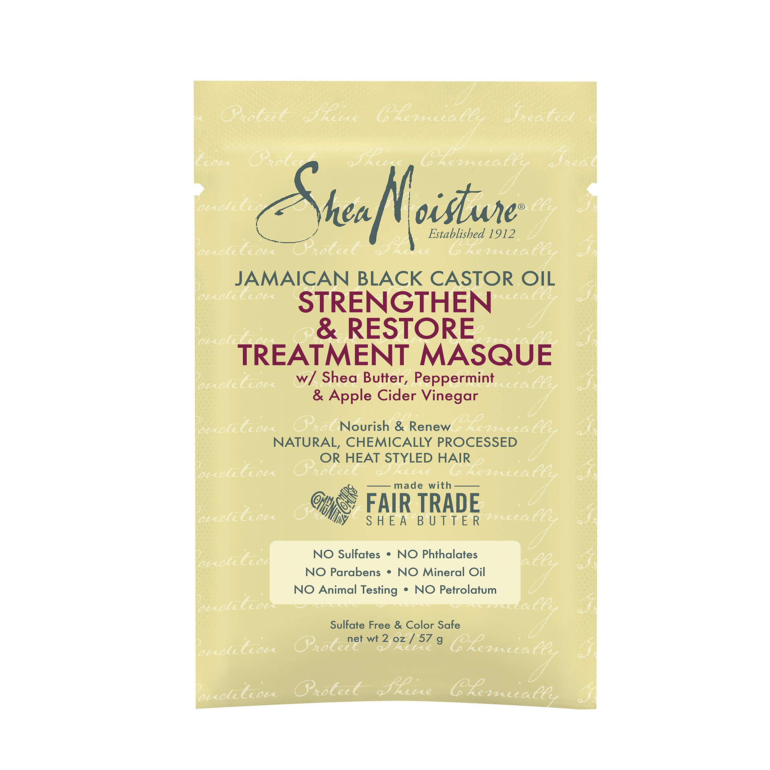 Sheamoisture Jamaican Black Castor Oil Strengthen Restore Treatment Masque for