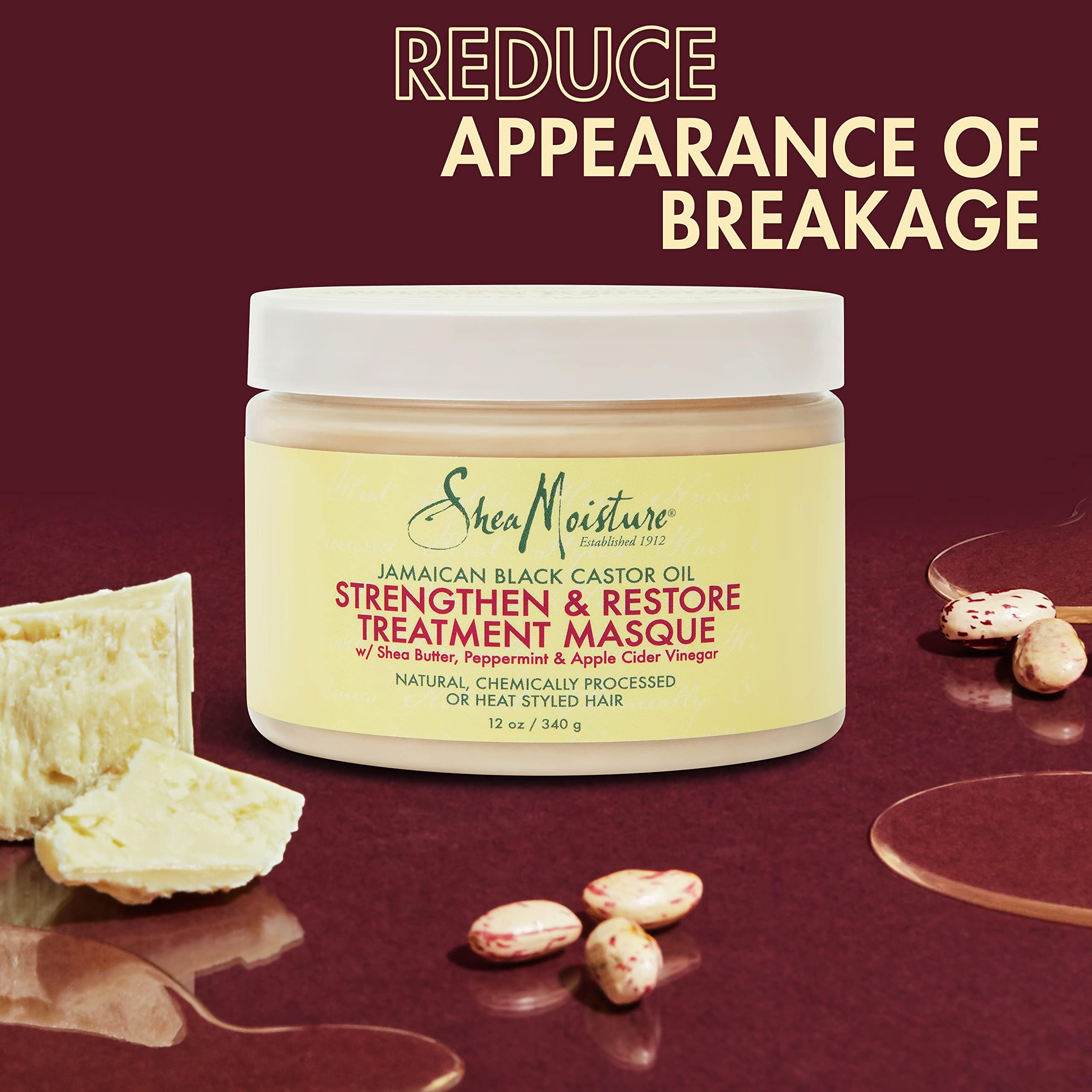 Sheamoisture Jamaican Black Castor Oil Treatment Masque Jamaican Black Castor