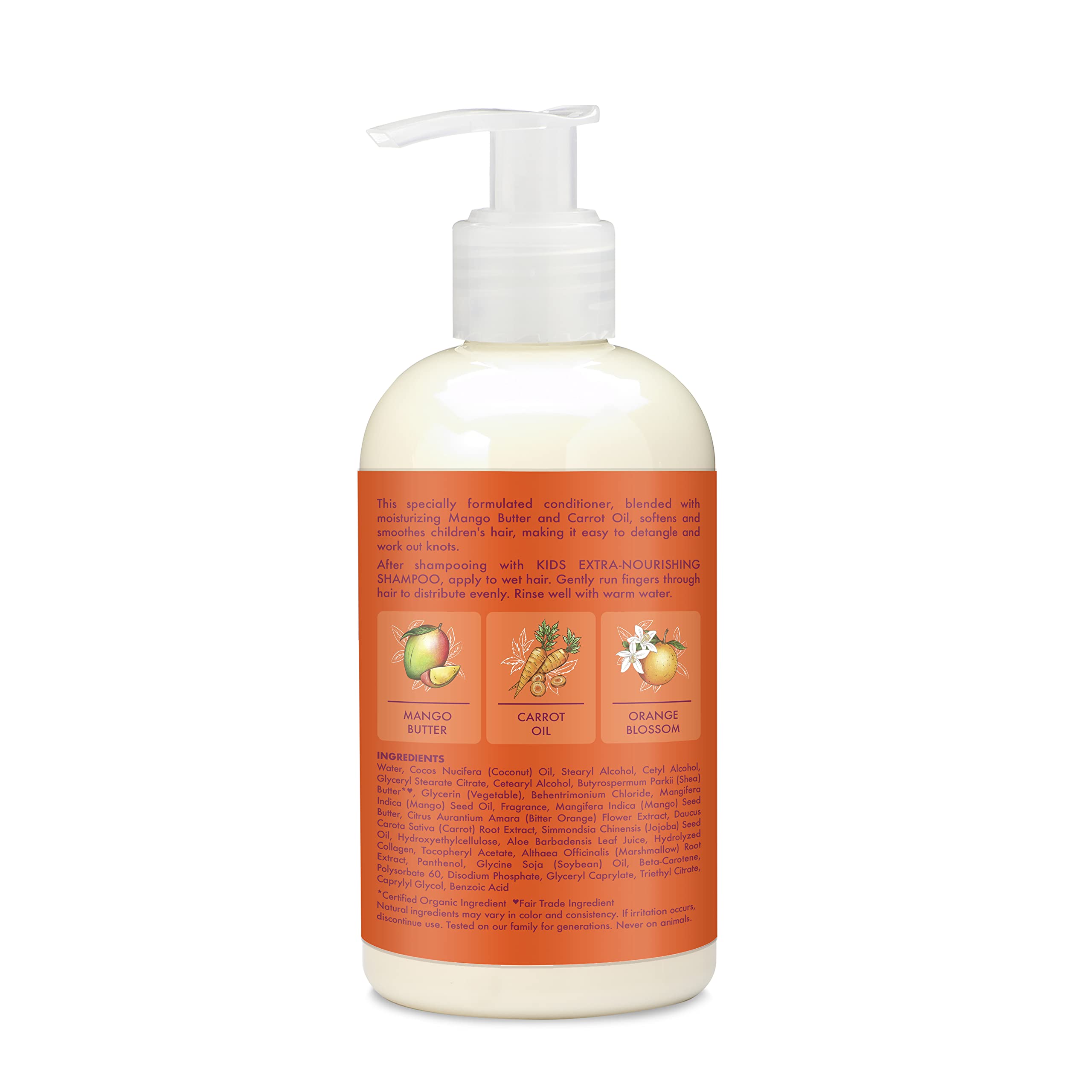 Shea Moisture Kids Extra Nourishing Conditioner Mango Carrot 8 oz - Thumbnail 3
