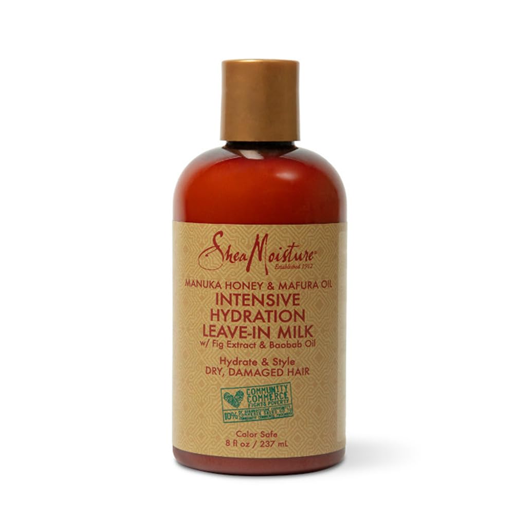 Shea Moisture Manuka Honey and Mafura Oil Intensive Hydration Leave In Milk for - Thumbnail 3