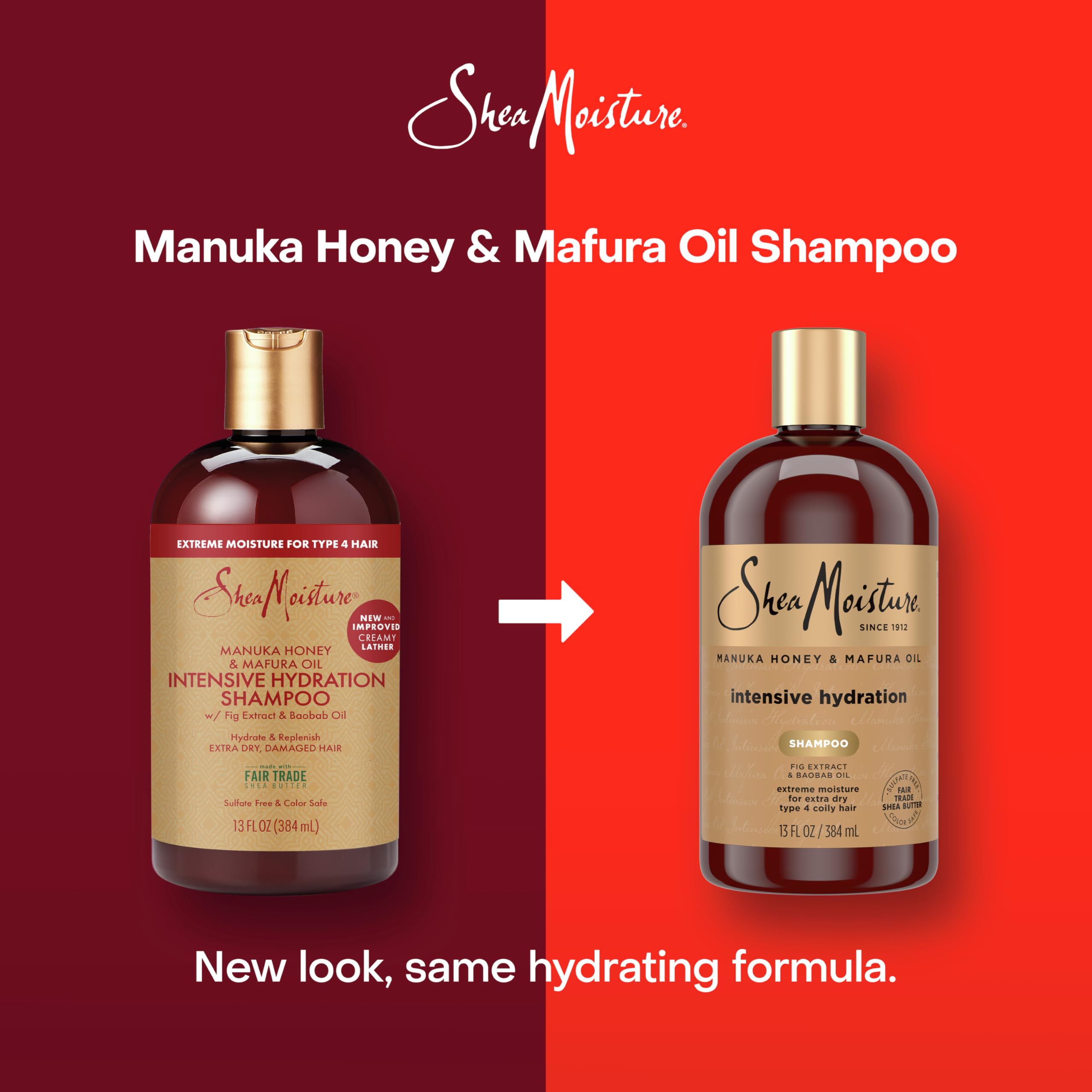 Shea Moisture Intensive Hydration Shampoo Manuka Honey and Mafura Oil for Dry - Thumbnail 3