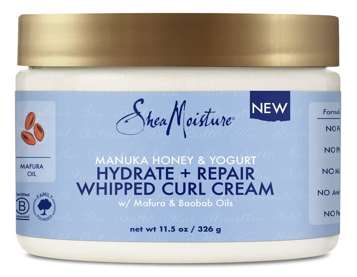 Sheamoisture Hydrate and Repair Hair Styling Cream With Manuka Honey and Yogurt - Thumbnail 2