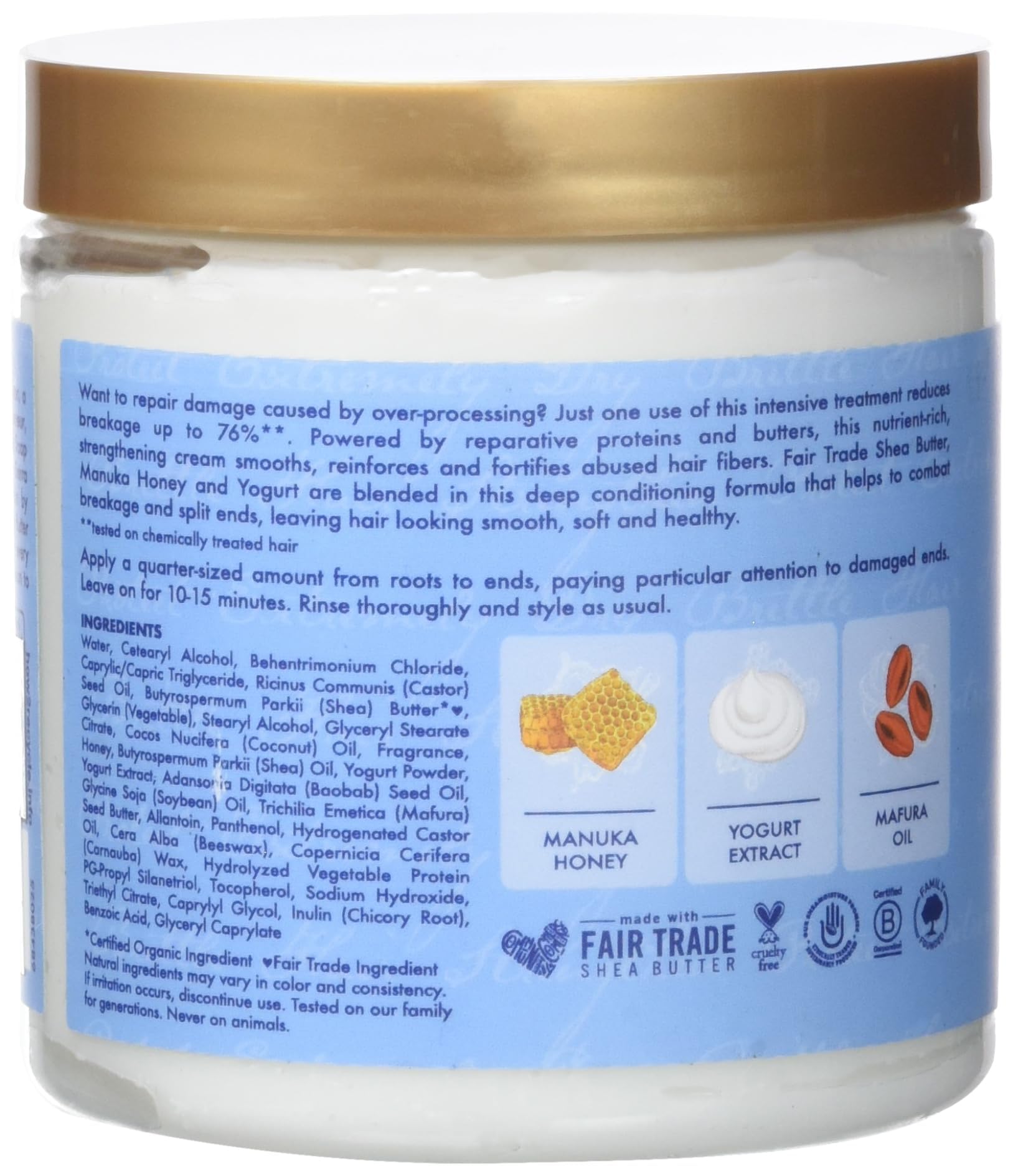 Sheamoisture Manuka Honey and Yogurt Hydrate Plus Repair Protein Power - Thumbnail 2