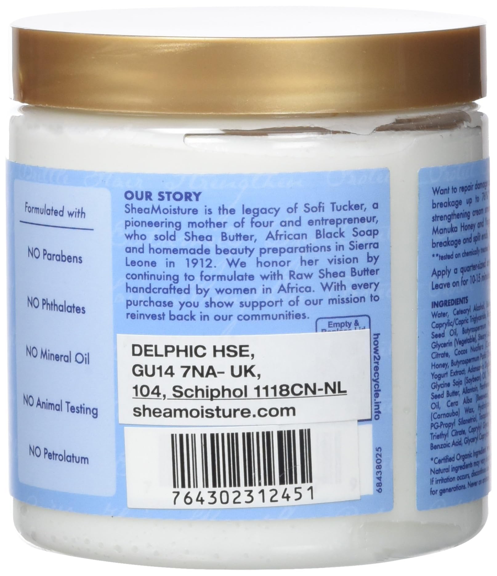 Sheamoisture Manuka Honey and Yogurt Hydrate Plus Repair Protein Power - Thumbnail 3