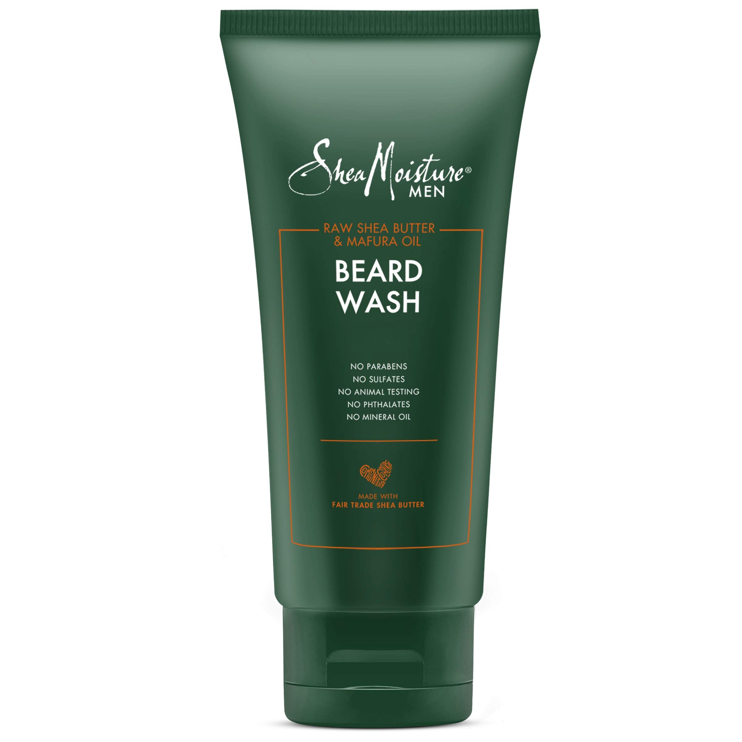 Shea Moisture Deep Clean Beard Wash With Maracuja Oil Shea Butter 6 oz