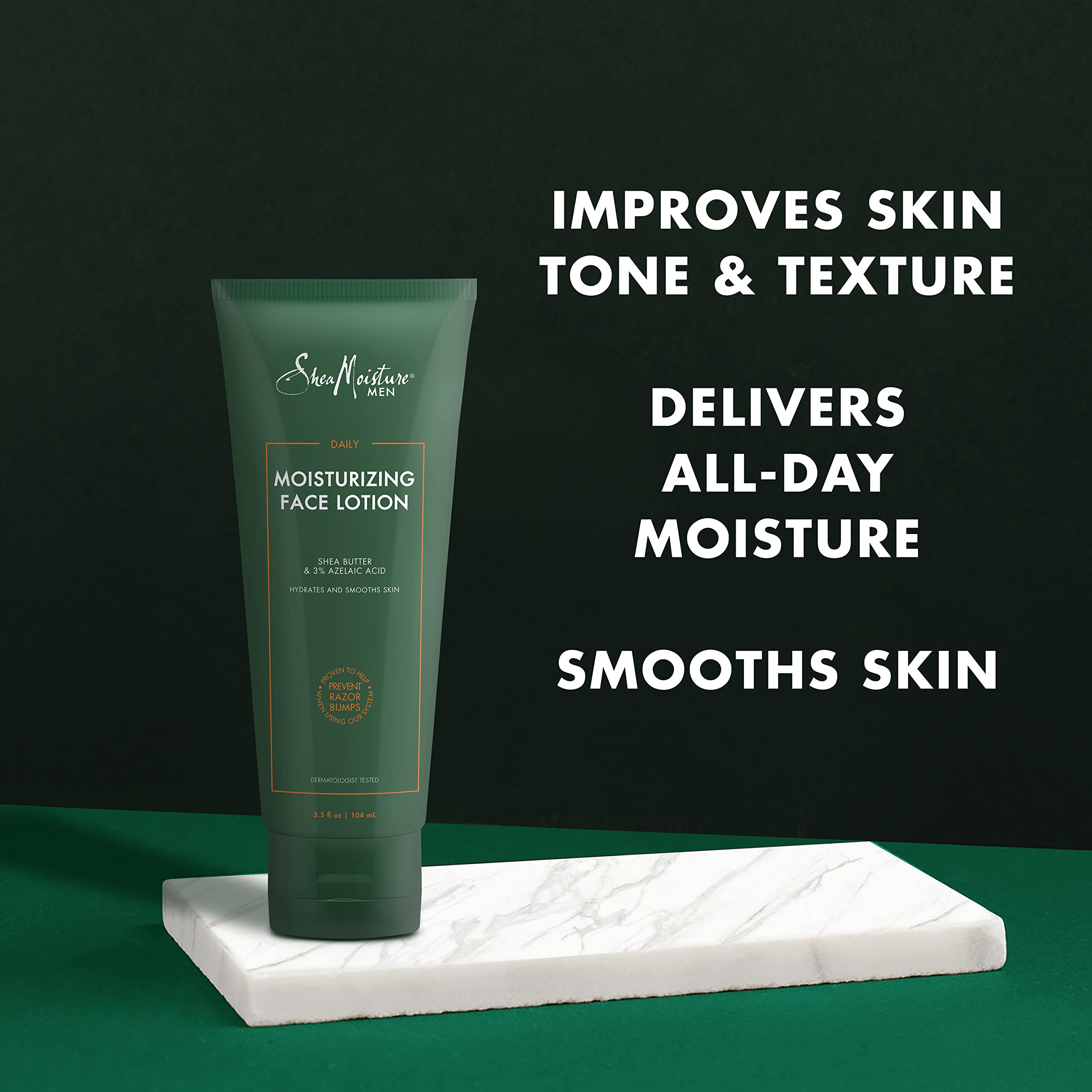 Shea Moisture Men Moisturizing Daily Use Face Lotion 3.5 Fl Oz - Thumbnail 3