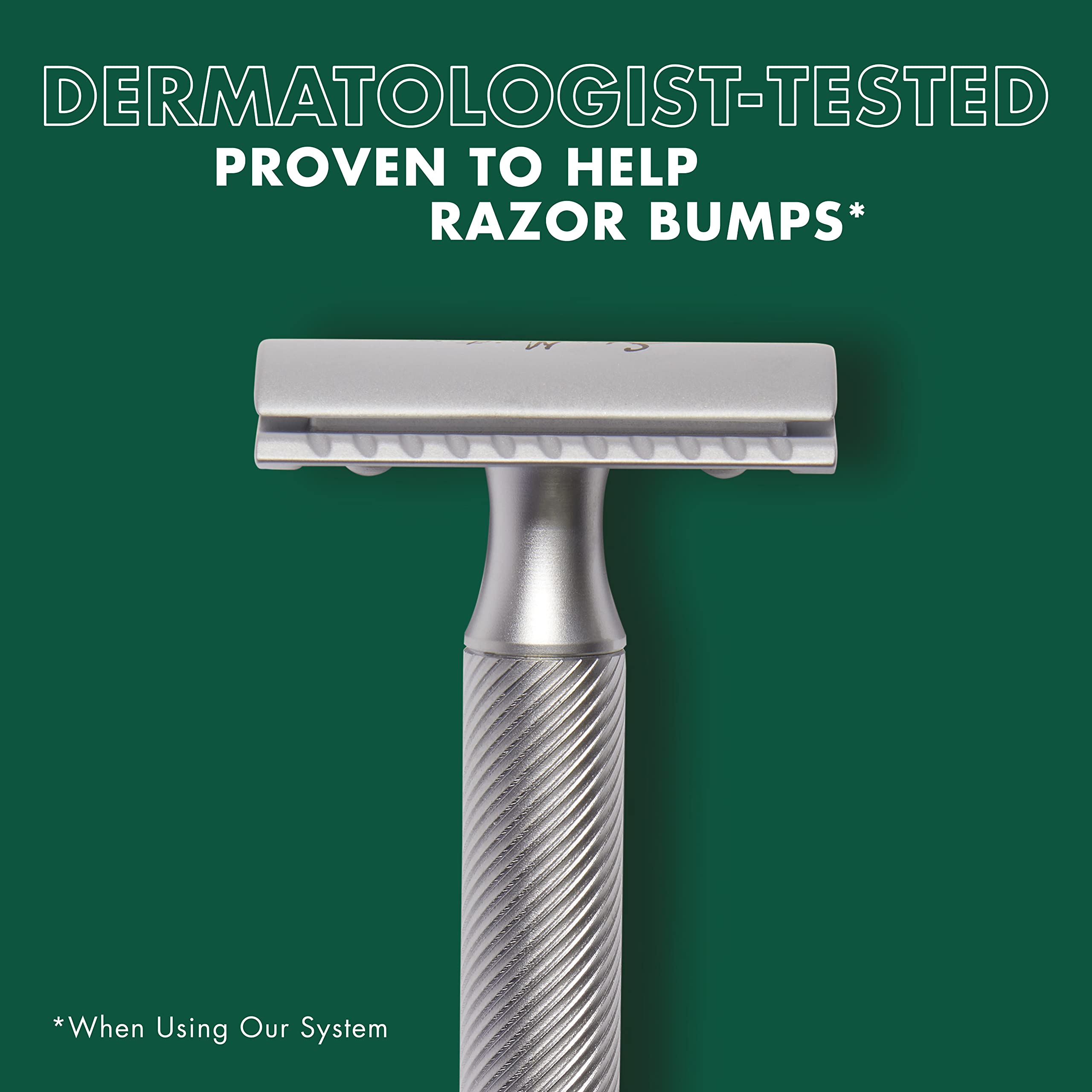 Sheamoisture Men Razor Double Edge Safety Razor 1 Handle 10 Blades - Thumbnail 2