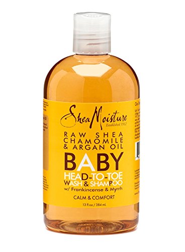 Shea Moisture Raw Shea Butter Chamomile Argan Oil Baby Head To Toe Wash Shampoo - Thumbnail 2