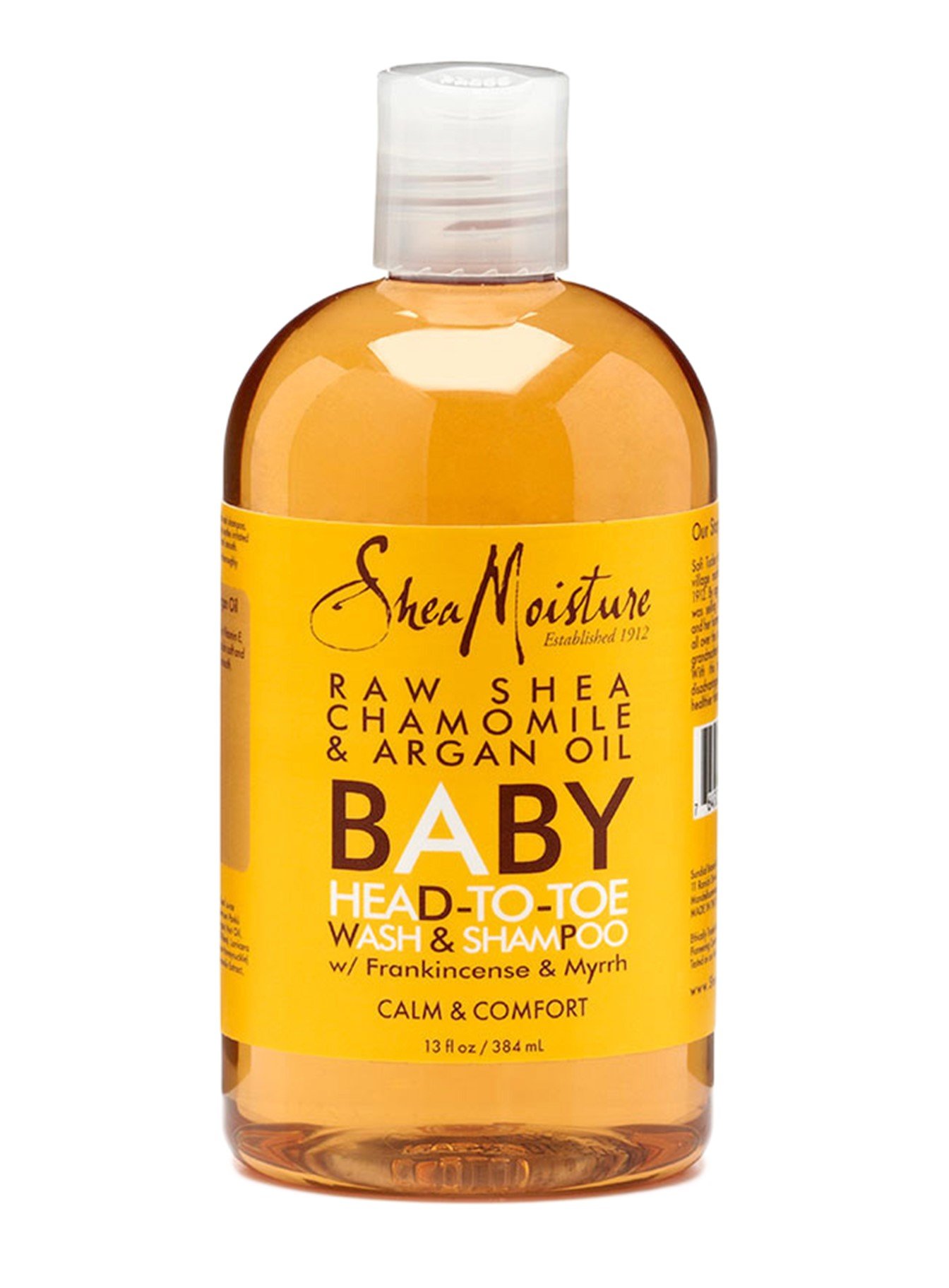 Shea Moisture Raw Shea Butter Chamomile Argan Oil Baby Head To Toe Wash Shampoo