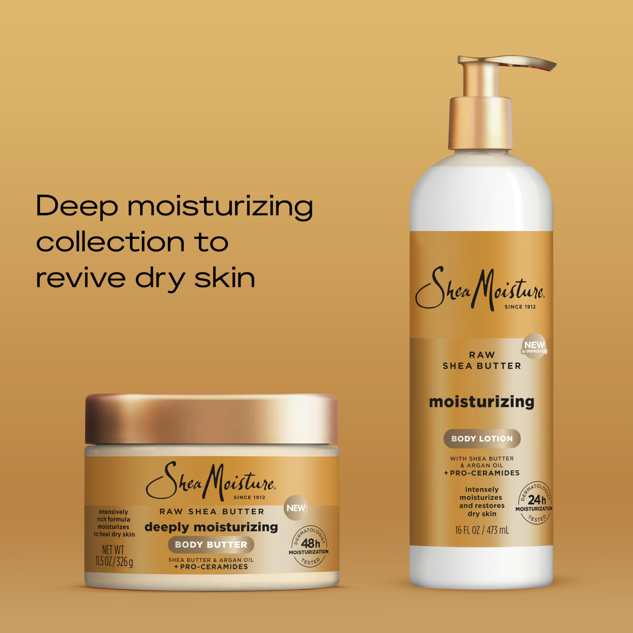 Sheamoisture Deeply Moisturizing Body Butter With Raw Shea Butter Argan Oil and - Thumbnail 3