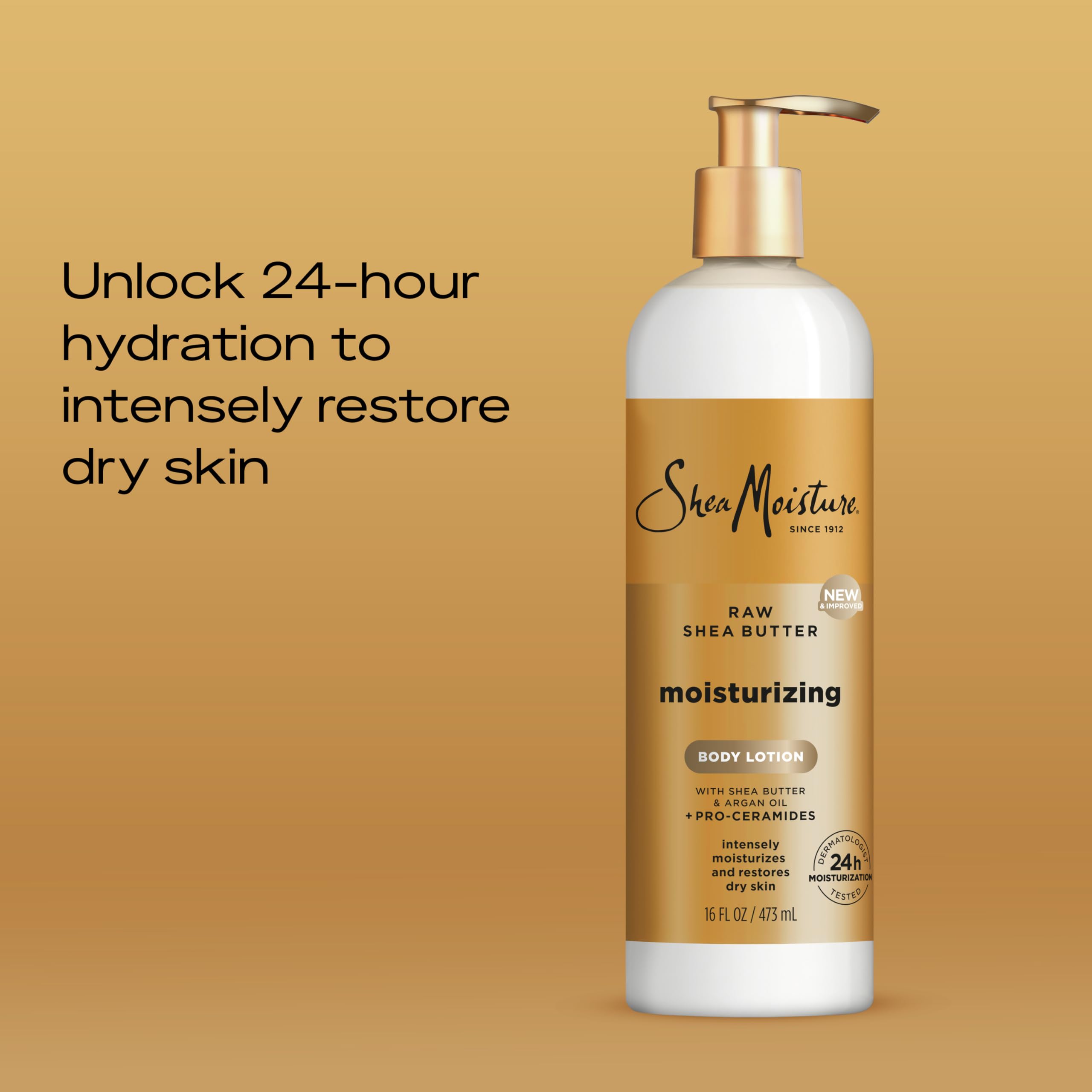 Sheamoisture Moisturizing Body Lotion With Raw Shea Butter Argan Oil and Pro - Thumbnail 3