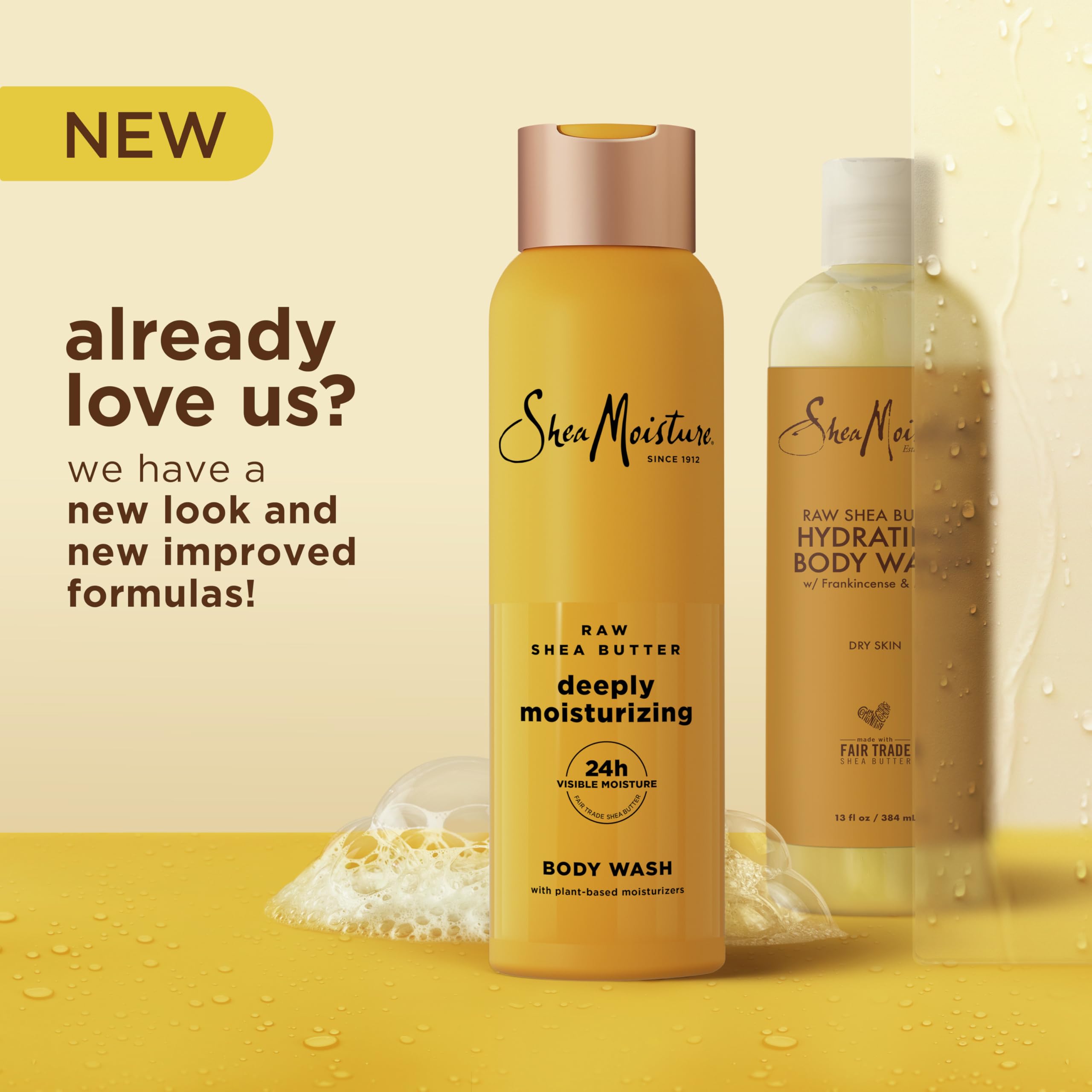 Sheamoisture Moisturizing Body Wash Raw Shea Butter for Dry Skin For Women 18 oz - Thumbnail 2