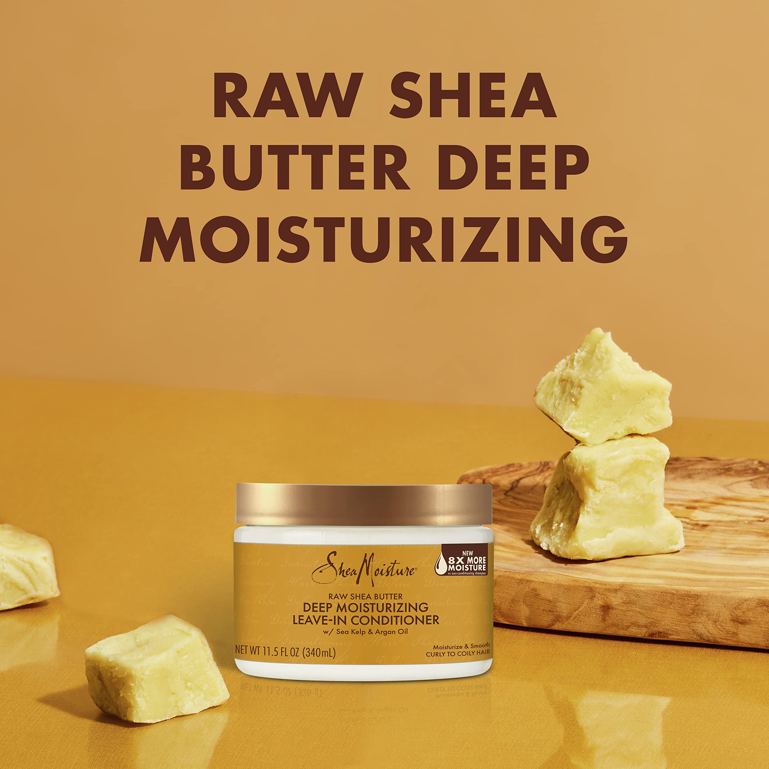 Sheamoisture Raw Shea Butter Deep Moisturizing Leave In Conditioner for Curly - Thumbnail 2