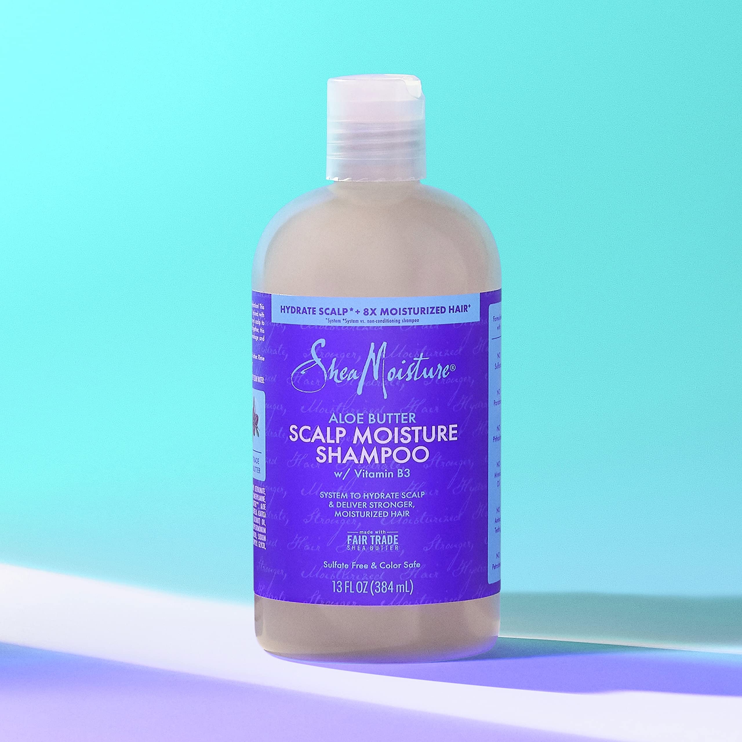 Sheamoisture Scalp Moisture Shampoo Aloe Butter Vitamin B3 Hair Care With A - Thumbnail 3