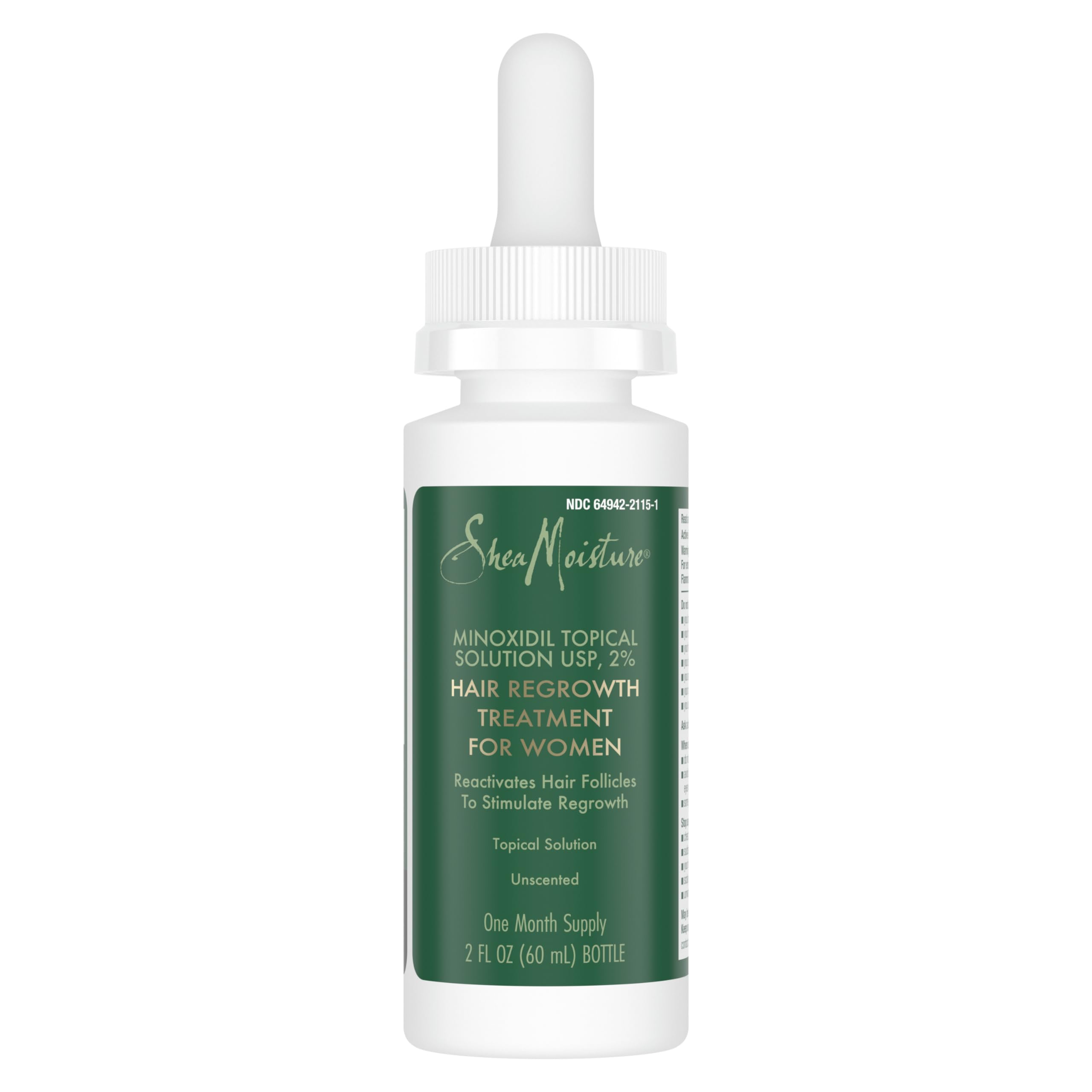 Sheamoisture 2% Minoxidil Topical Solution Ups Hair Regrowth Treatment Mixed