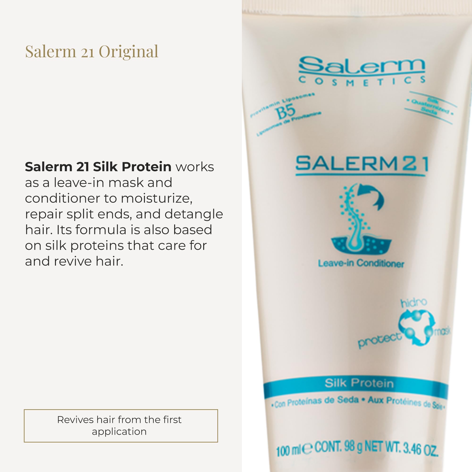 Salerm Instant Hair Conditioner 21 Silk Protein Leave In or Rinse Out - Thumbnail 2