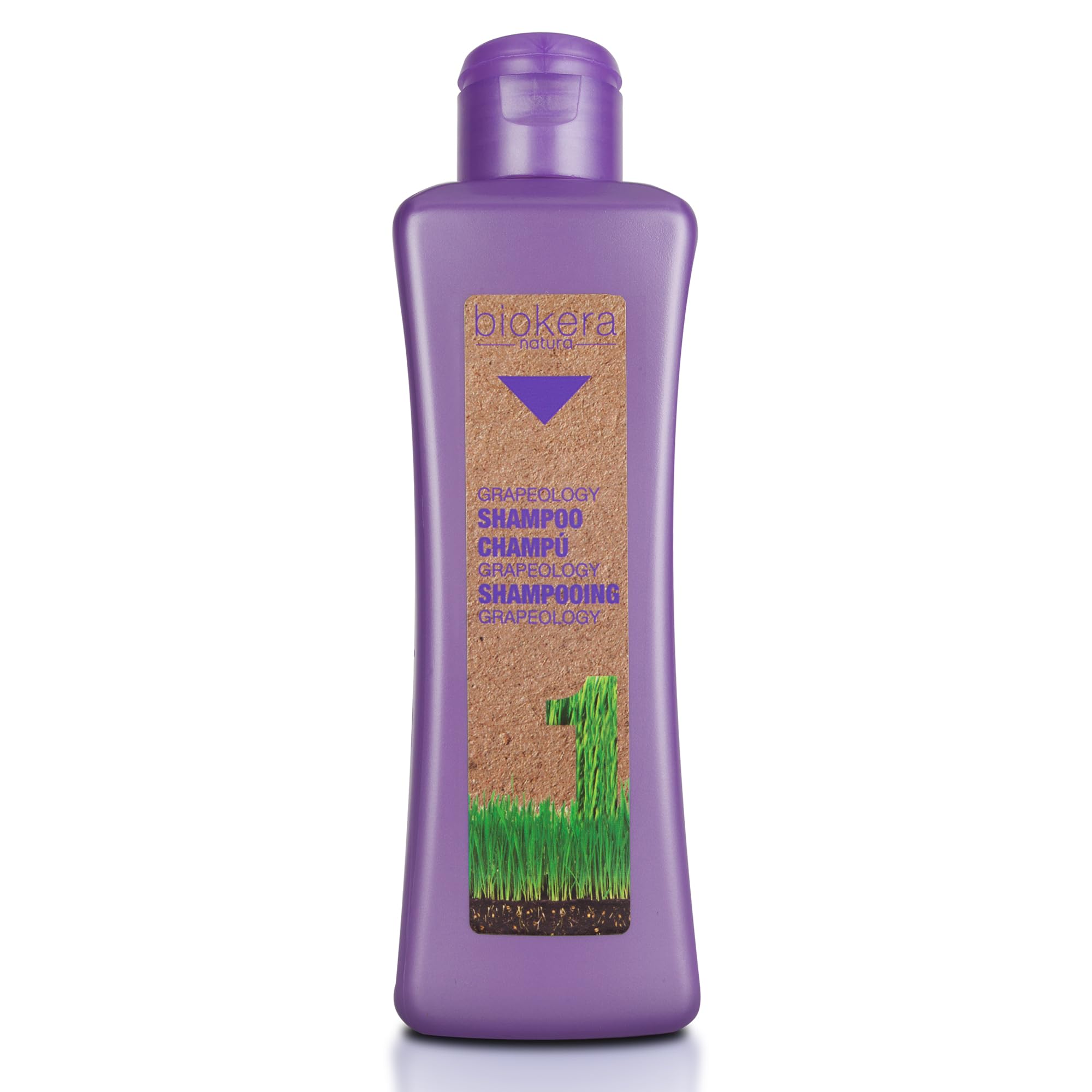 Salerm Shampoo for White or Bleached Hair Grapeology Biokera Natura Shampoo