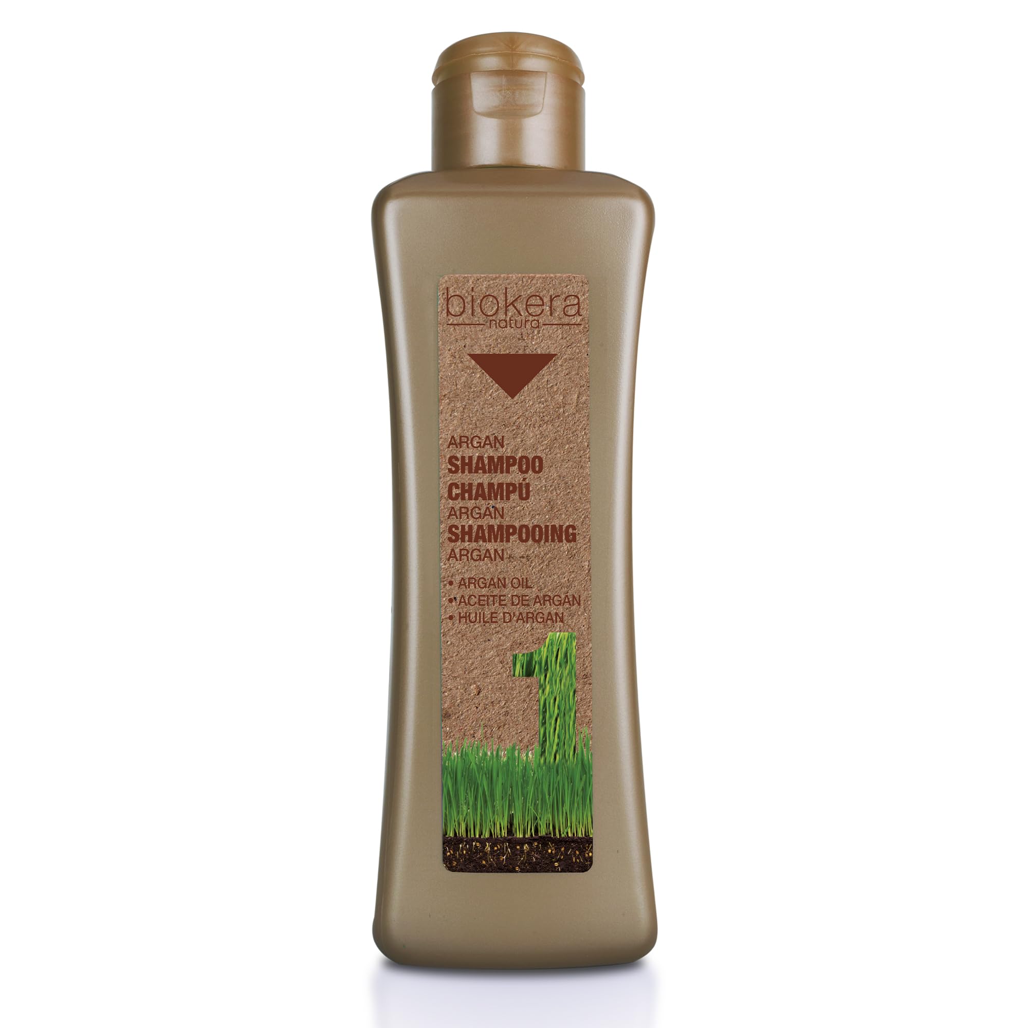 Salerm Argan Shampoo Biokera Natura for Damaged Hair With Argan and Cotton Oil