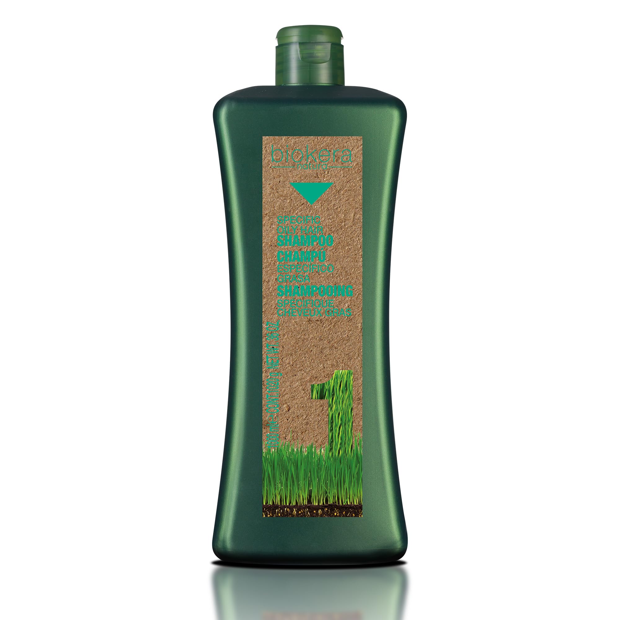 Salerm Cosmetics Biokera Natura Shampoo Specific Grease 1000 ml