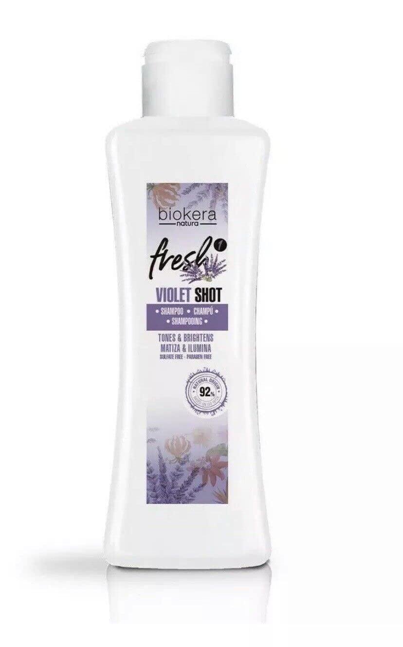 Salerm Biokera Natural Fresh Ultra Violet Shot /1000 Milliliter 33.81 oz - Thumbnail 2