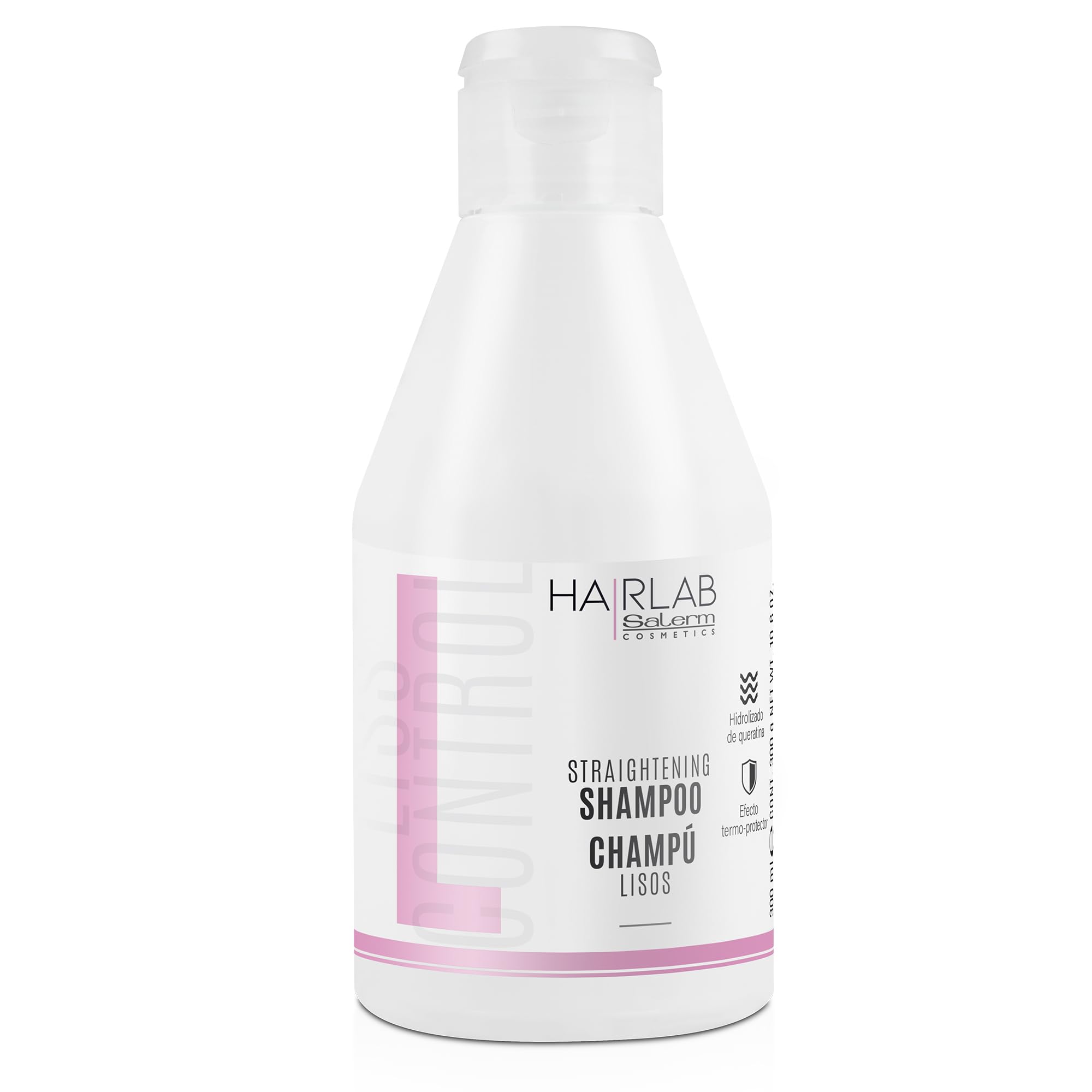 Salerm Keratin Shampoo Lisos Hair Lab Controls Hair Frizz Smooth and Straight