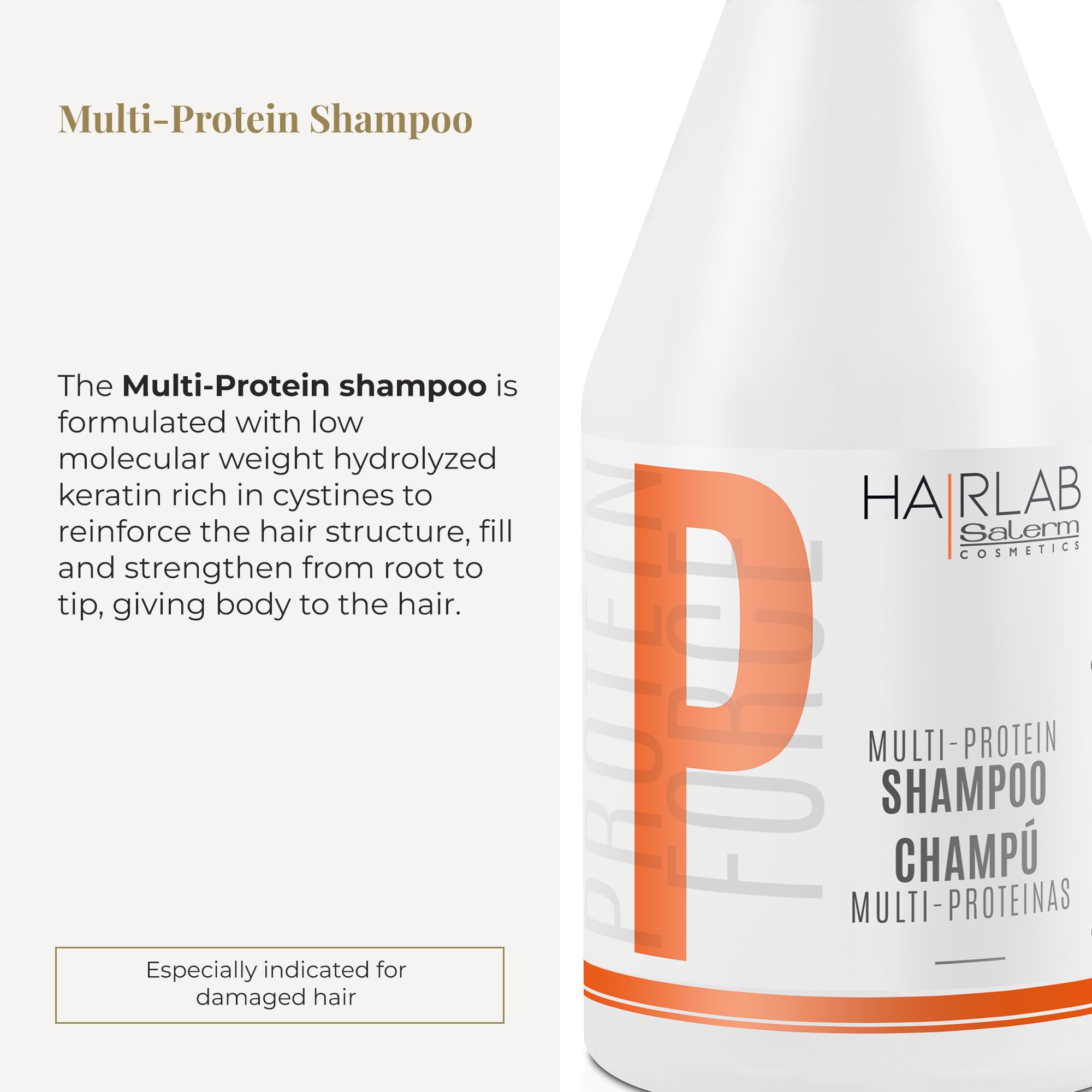 Salerm Fortifying Shampoo Multi Protein Hair Lab Shampoo Helps Nourish and - Thumbnail 2