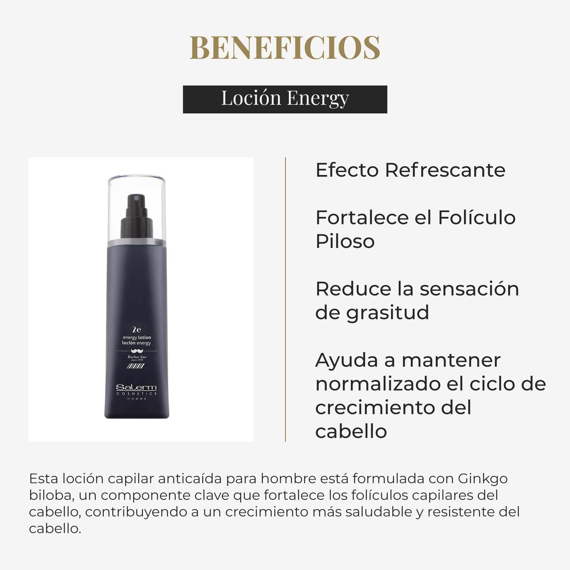 Salerm Homme Hair Loss Lotion 2 Energizing Capillary Treatment For Men 200 ml - Thumbnail 3