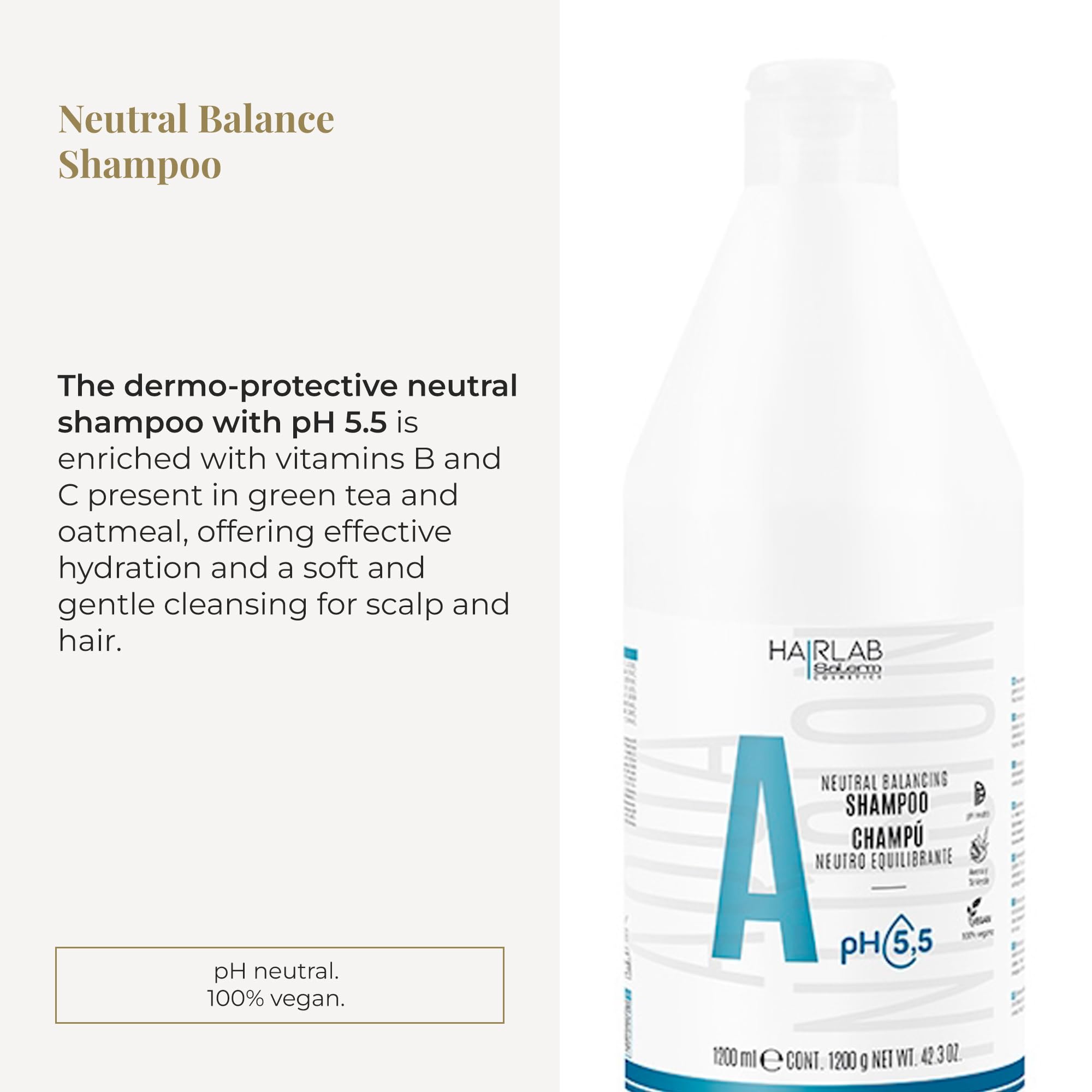 Salerm Neutral Dermoprotective Shampoo Hairlab Neutral Balancing Neutral Ph for - Thumbnail 2