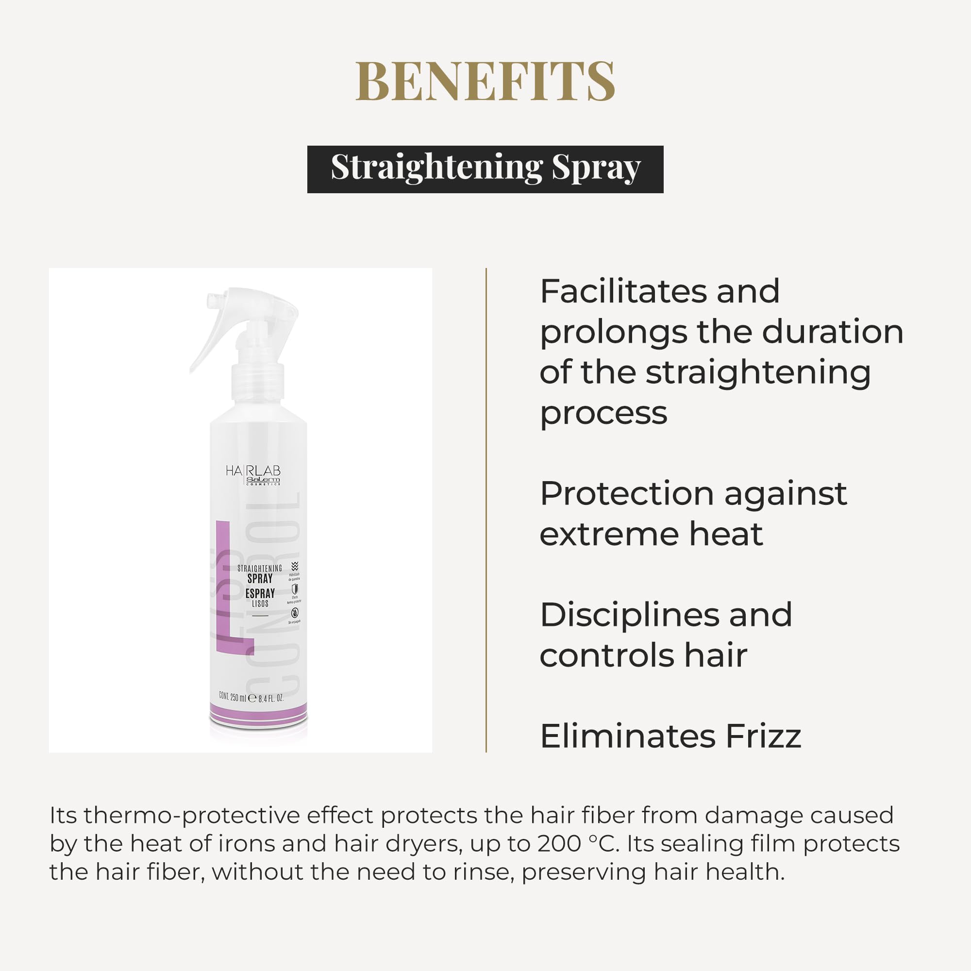 Salerm Smoothing Hair Lisos Hair Lab Eases and Prolongs Smoothing Results With - Thumbnail 3