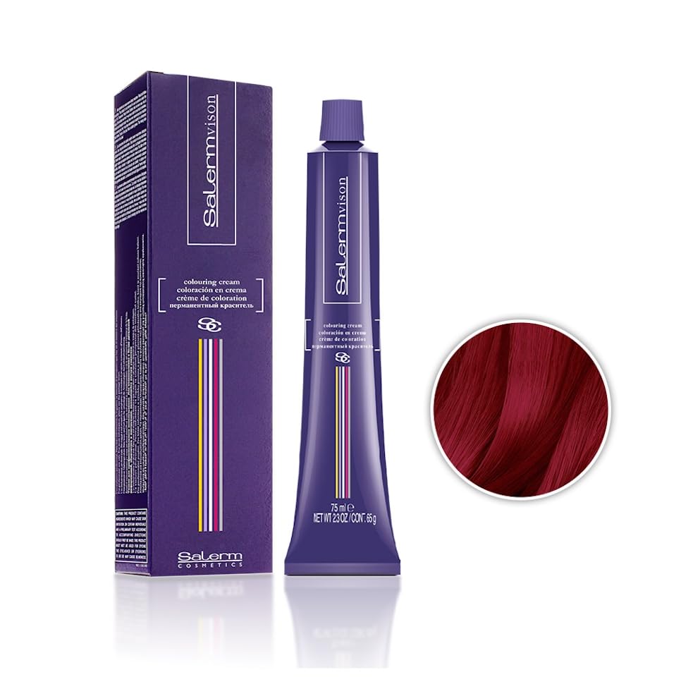Salermvison Hair Coloring Cream #6 92 Dark Violet Pearl Blonde 2.3 oz - Thumbnail 2