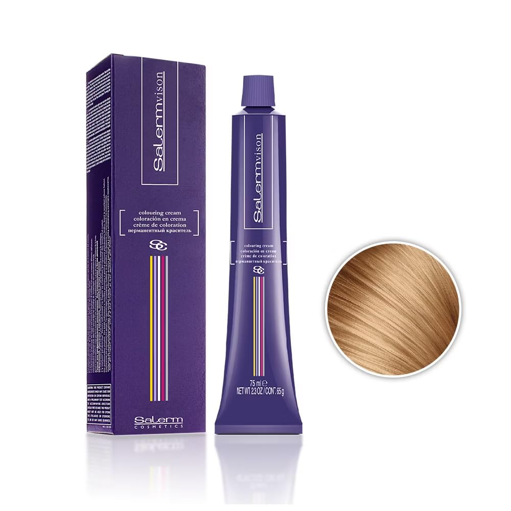 Salermvison Hair Coloring Cream #9.3 Extra Light Golden Blonde 2.3 oz - Thumbnail 2