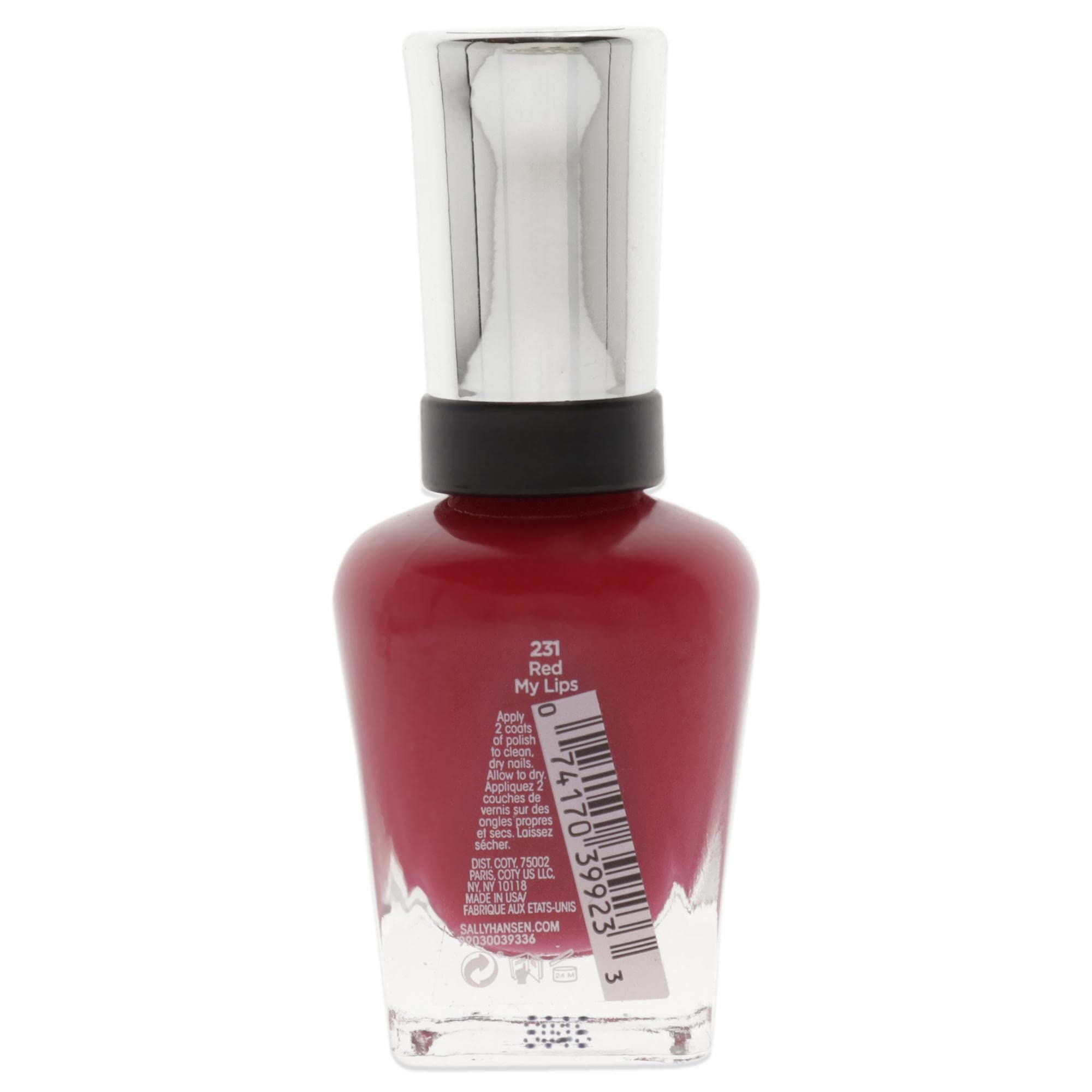 Sally Hansen Complete Salon Manicure Nail Polish Red My Lips 0.5 Fluid Ounce - Thumbnail 2