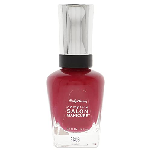 Sally Hansen Complete Salon Manicure Nail Polish Red My Lips 0.5 Fluid Ounce - Thumbnail 3