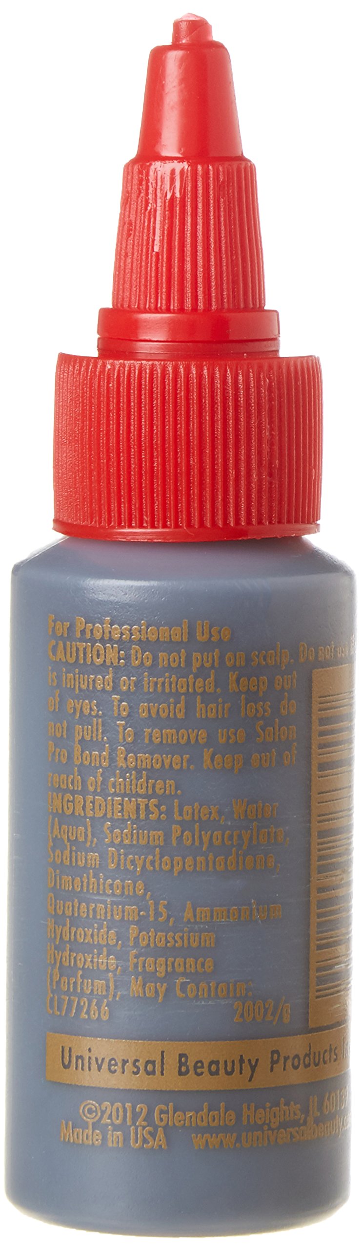 Salonpro Salon Pro Hair Extension Bonding Glue Black 1 oz - Thumbnail 2