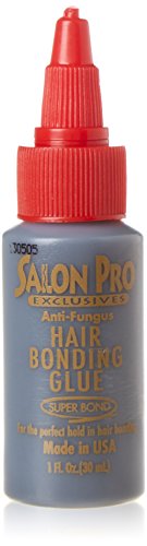 Salonpro Salon Pro Hair Extension Bonding Glue Black 1 oz - Thumbnail 3