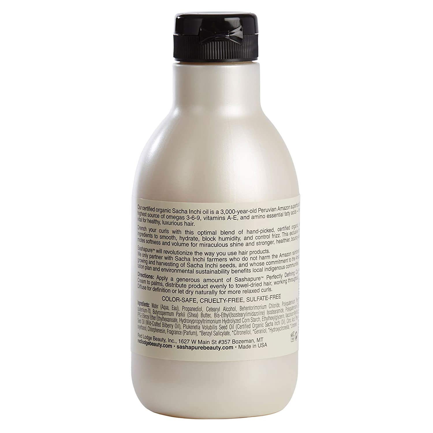 Sashapure? Perfectly Defining Curl Cream 8.5 Fl. Oz. Bottle - Thumbnail 3