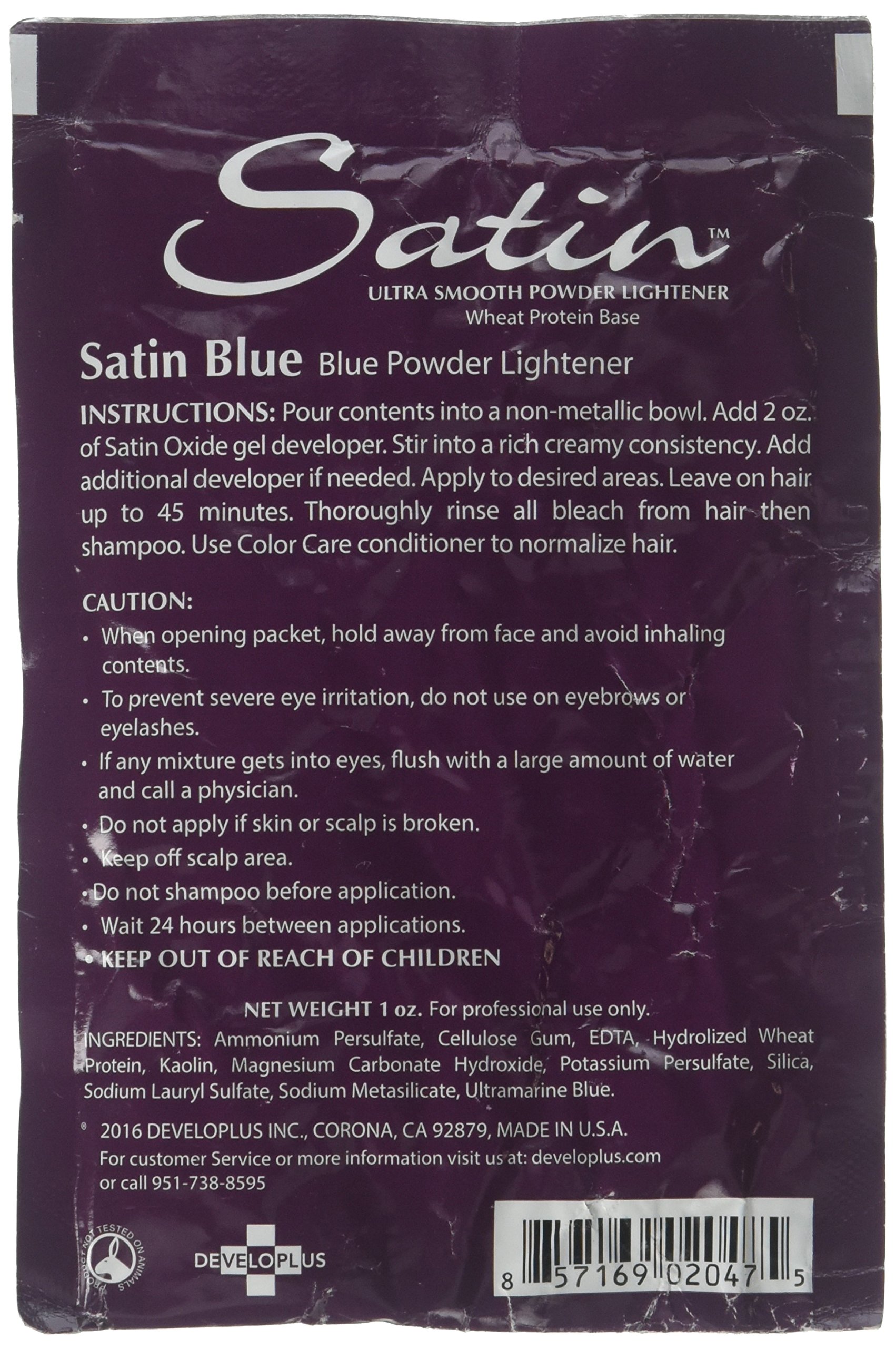 Satin Satin Blue/bleach Powder Lightener Individual Pack 1 oz - Thumbnail 2