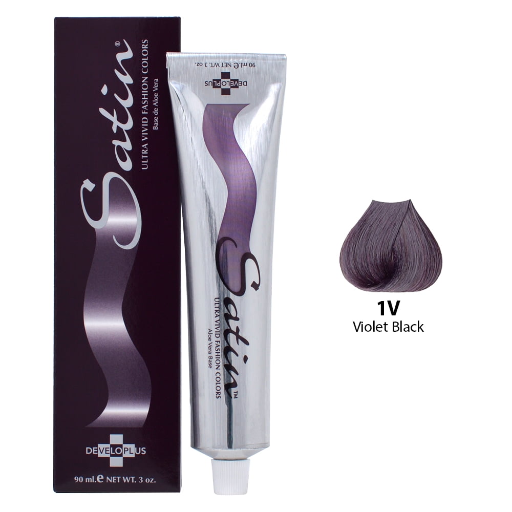 Developlus Satin Color #1v Violet Black 88 ml (3 oz)
