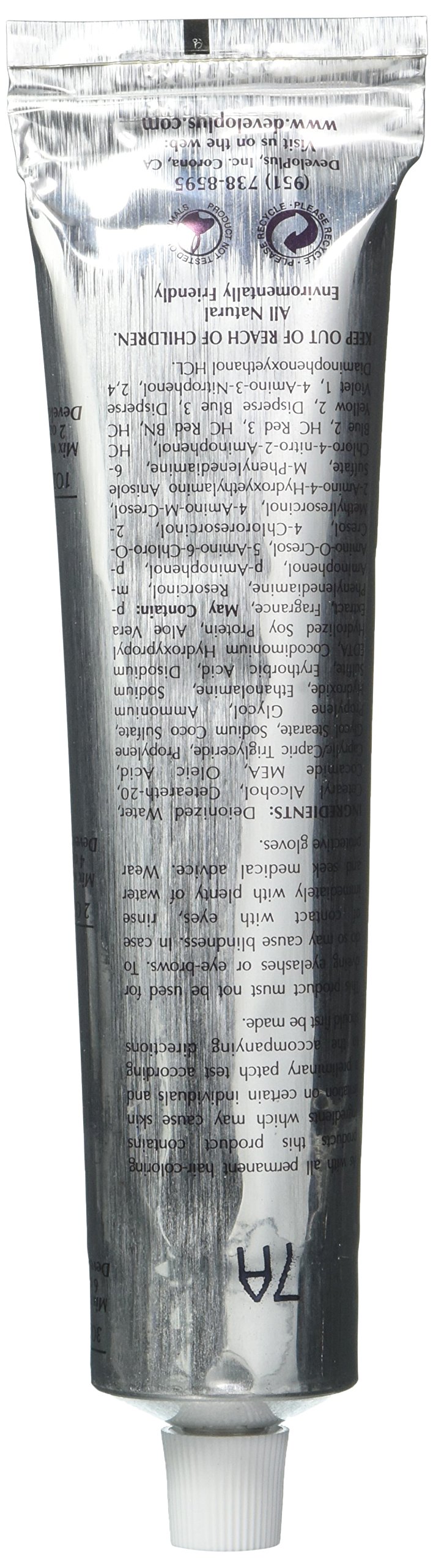 Satin Hair Color Ash Series | Ash Blonde 7a | Permanent Hair Dye | 3 oz - Thumbnail 2