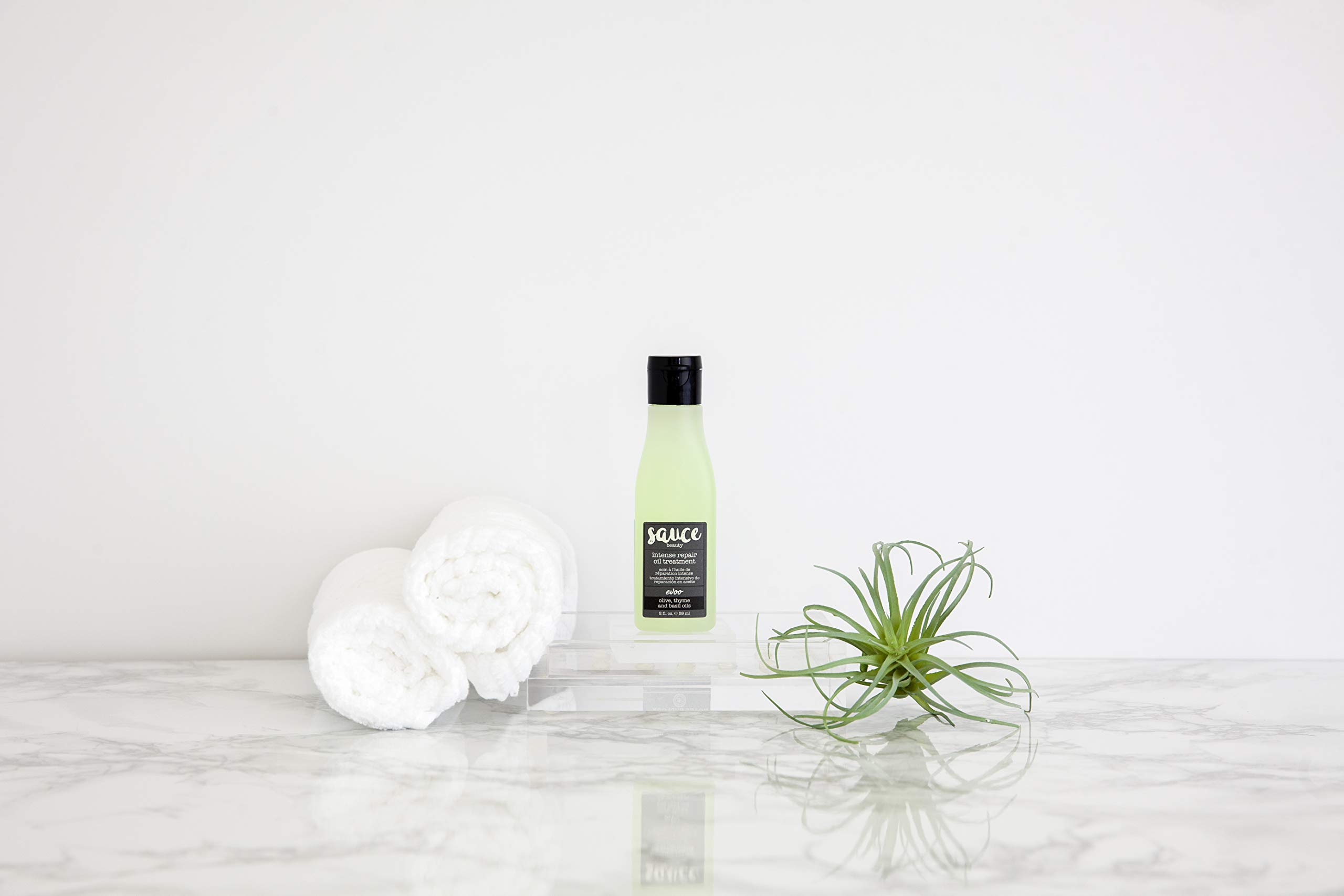 Sauce Beauty Intense Repair Olive Oil Treatment Hair Oil for Curly Hair W/olive - Thumbnail 2