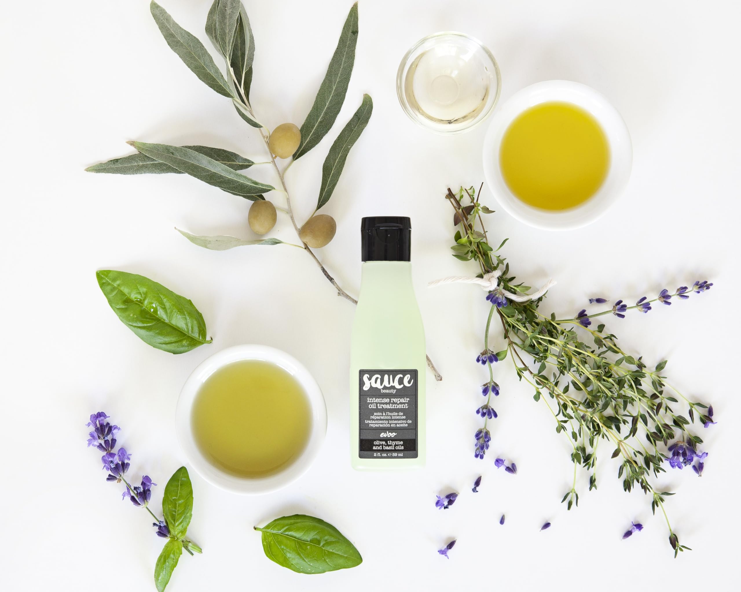 Sauce Beauty Intense Repair Olive Oil Treatment Hair Oil for Curly Hair W/olive