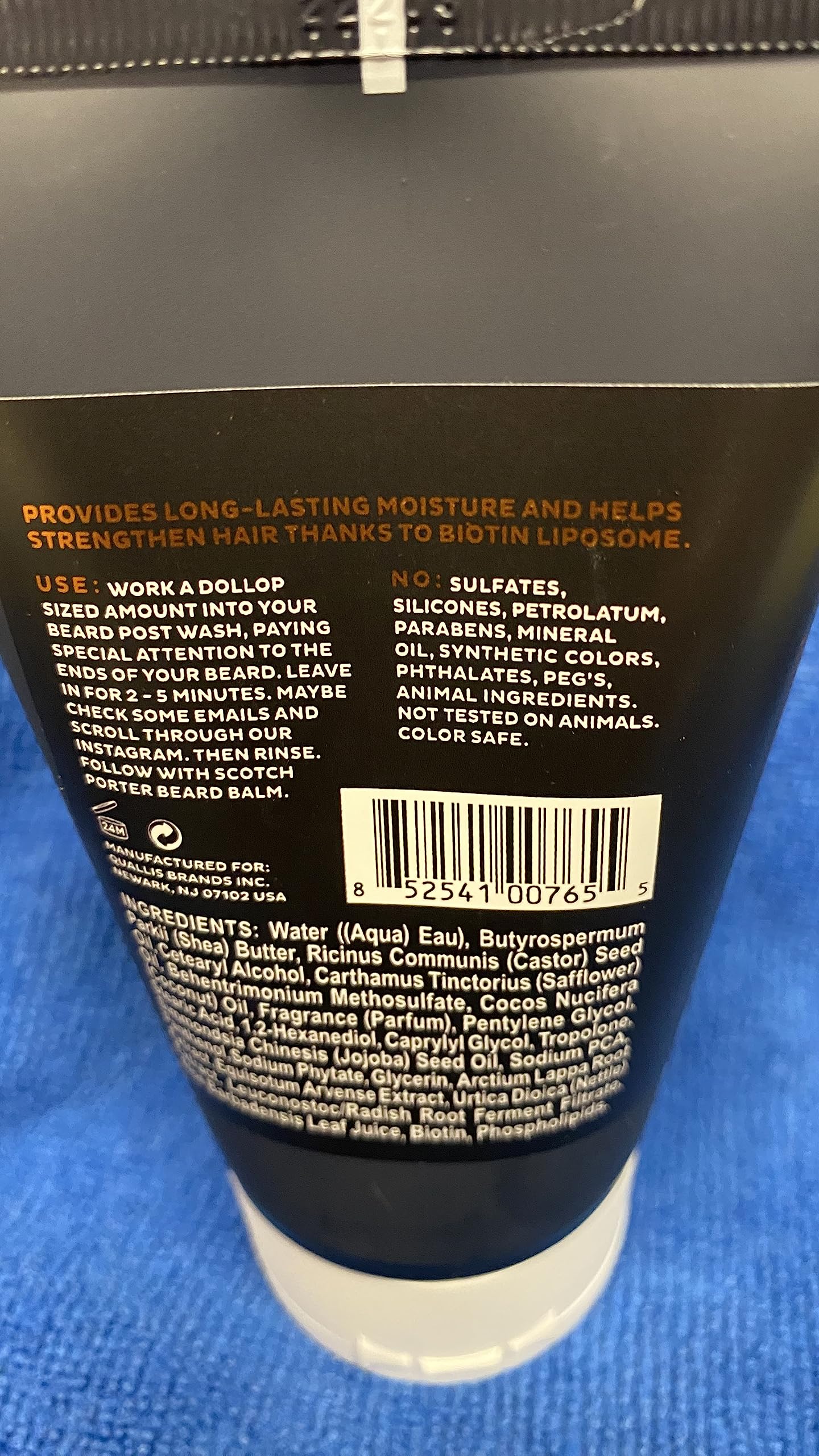 Hydrate Nourish Beard Conditioner Warm Spice Powdery Musk / 4 oz - Thumbnail 2