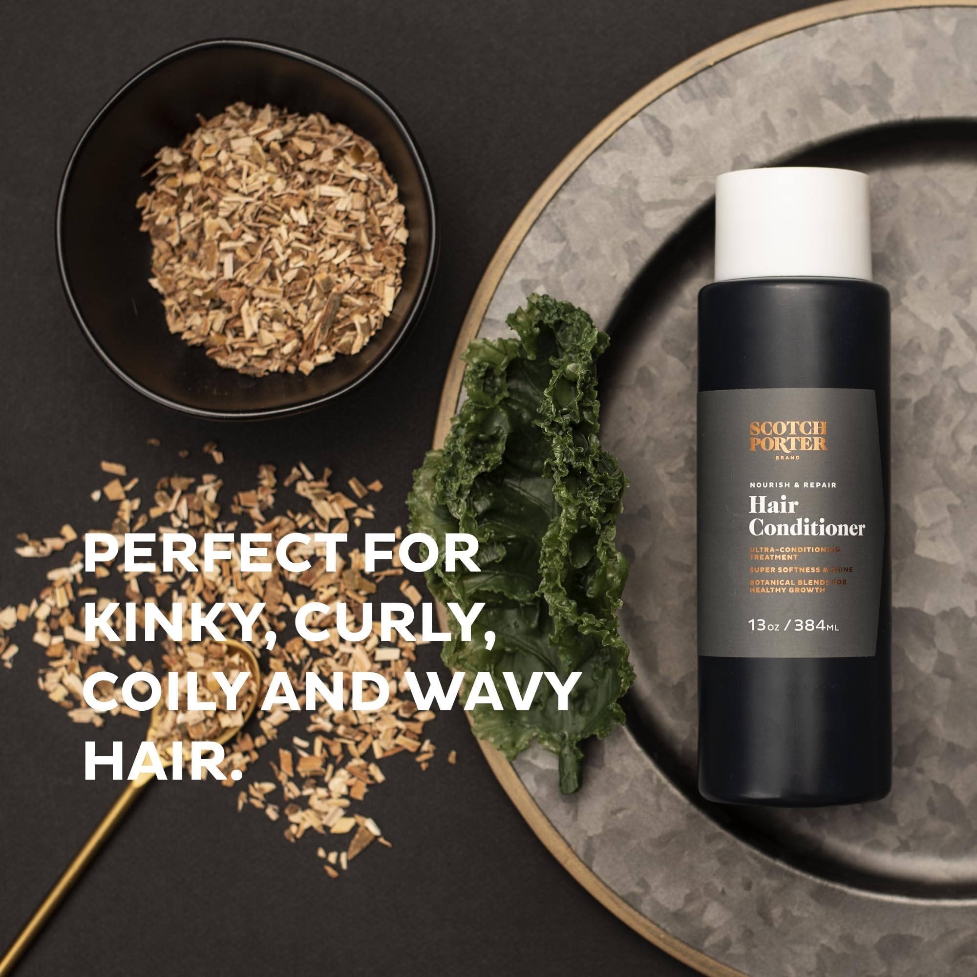 Scotch Porter Nourish Repair Hair Conditioner | Strengthens Softens Prevents - Thumbnail 3