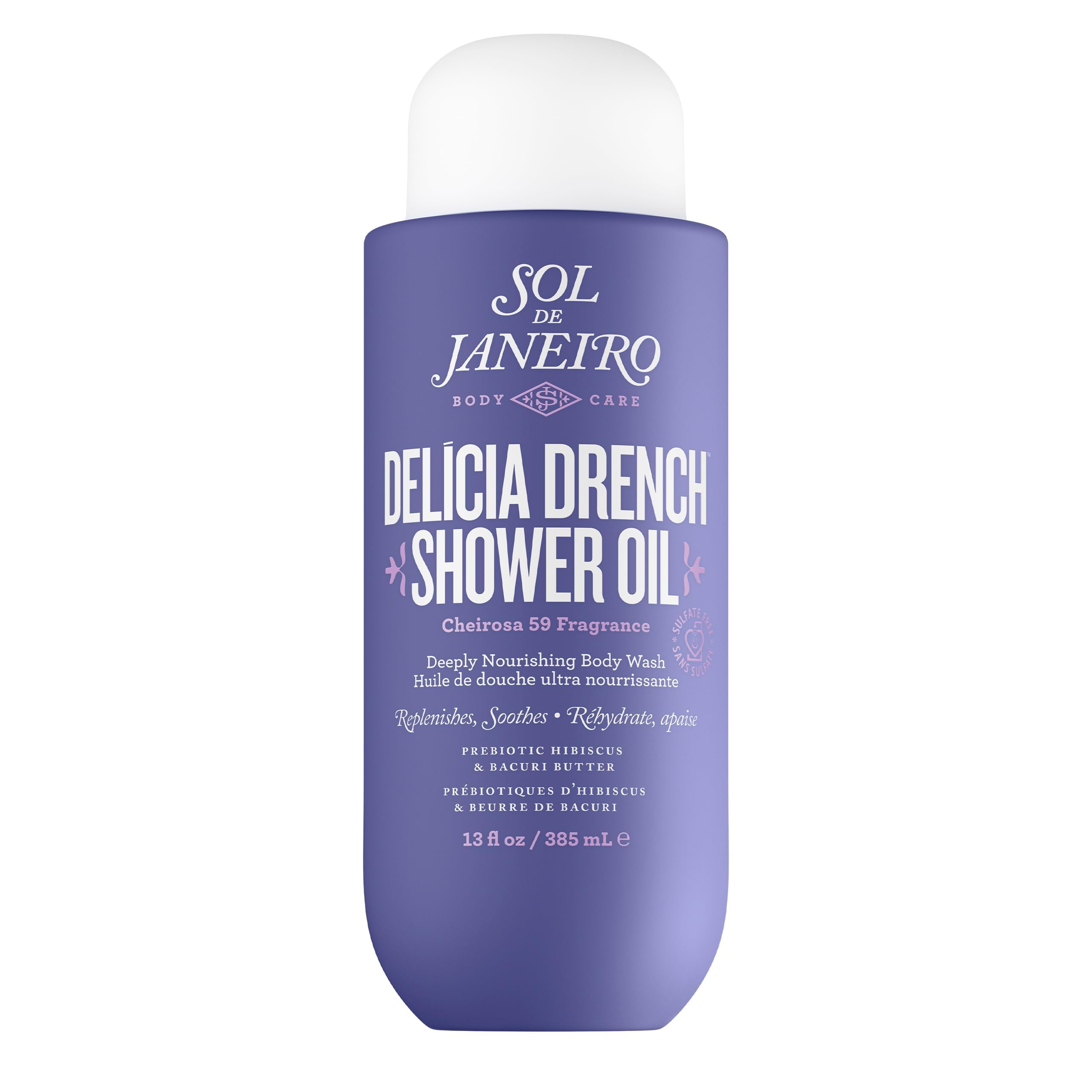 [Body Wash] Sol de Janeiro Delicia Drench Shower Oil 13 Fl Oz