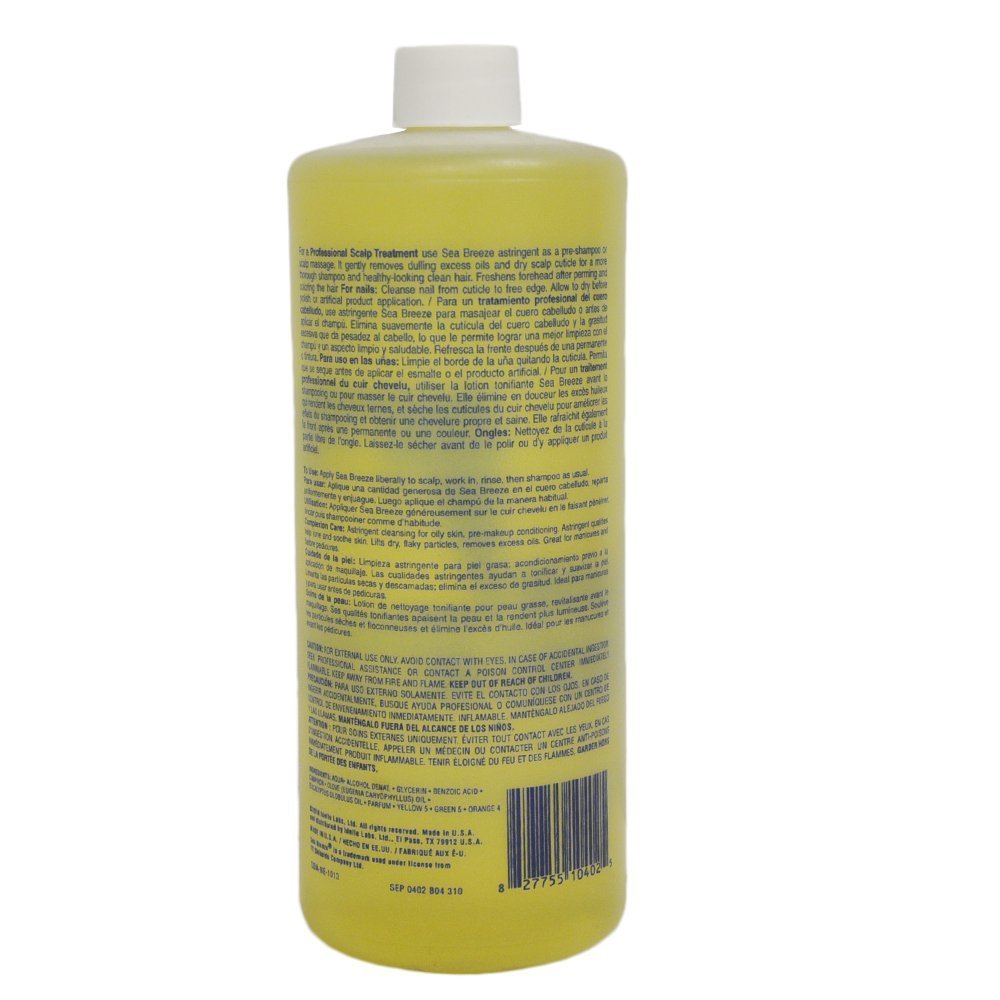 Sea Breeze Astringent for Skin Scalp and Nails . 32 oz - Thumbnail 2