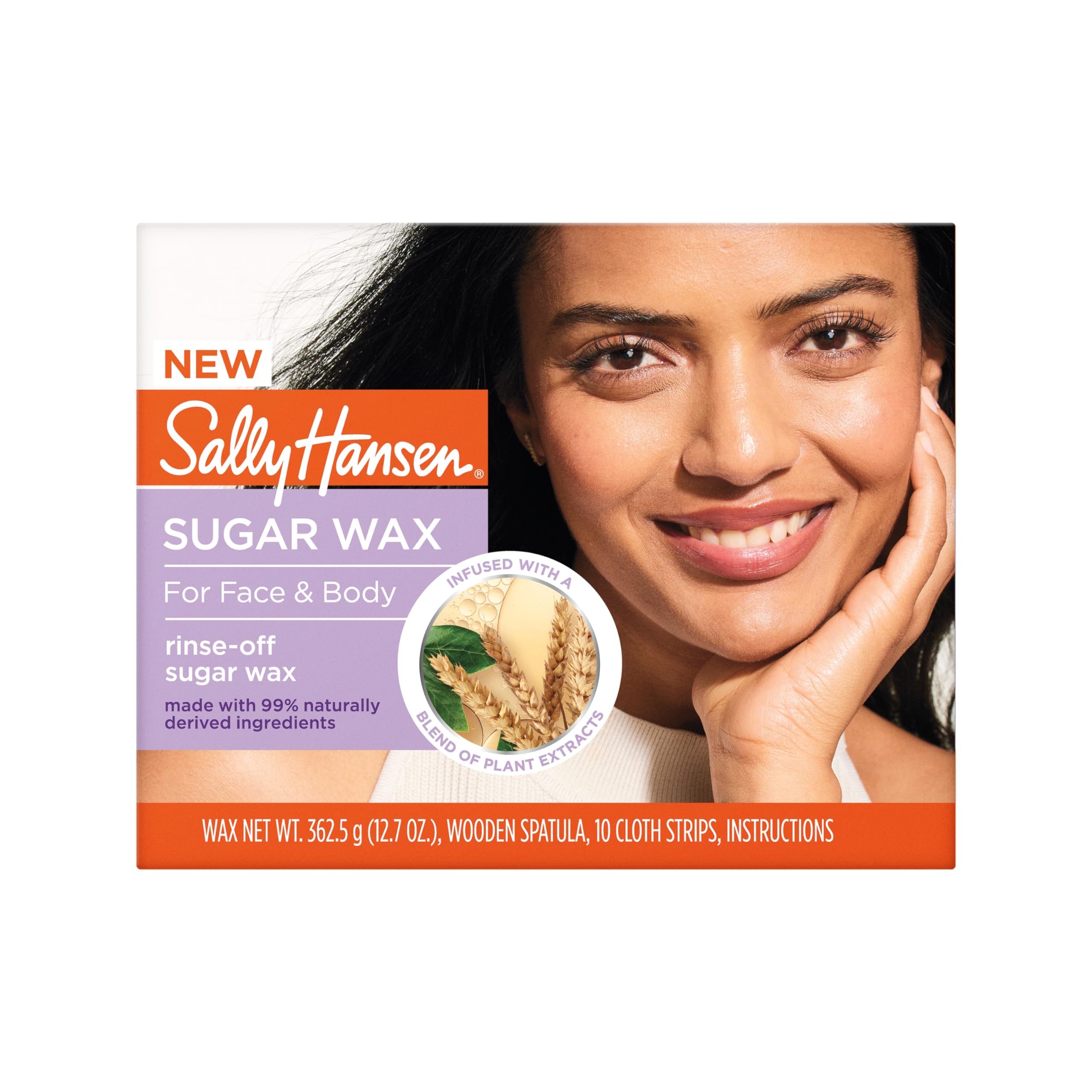 (6-pack) Sally Hansen Sugar Wax For Face & Body