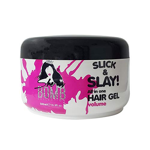 She Is Bomb Collection Slick Slay All In One Hair Gel 16.9 oz - Thumbnail 2