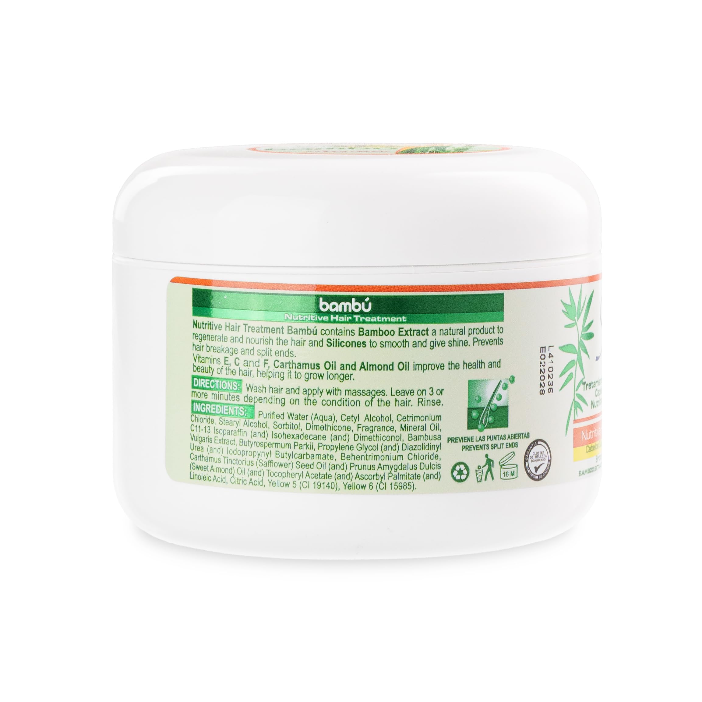 Silicon Mix Bamboo Nourishing Hair Treatment Deep Conditioning Mask for Strong - Thumbnail 2