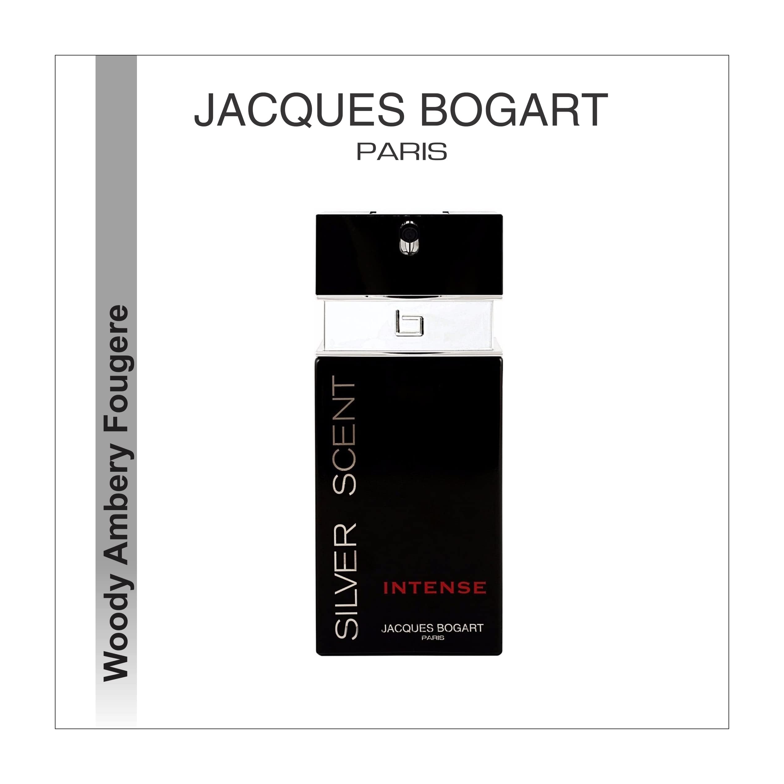Jacques Bogart Silver Scent Intense Men EDT 3.33 oz - Thumbnail 2